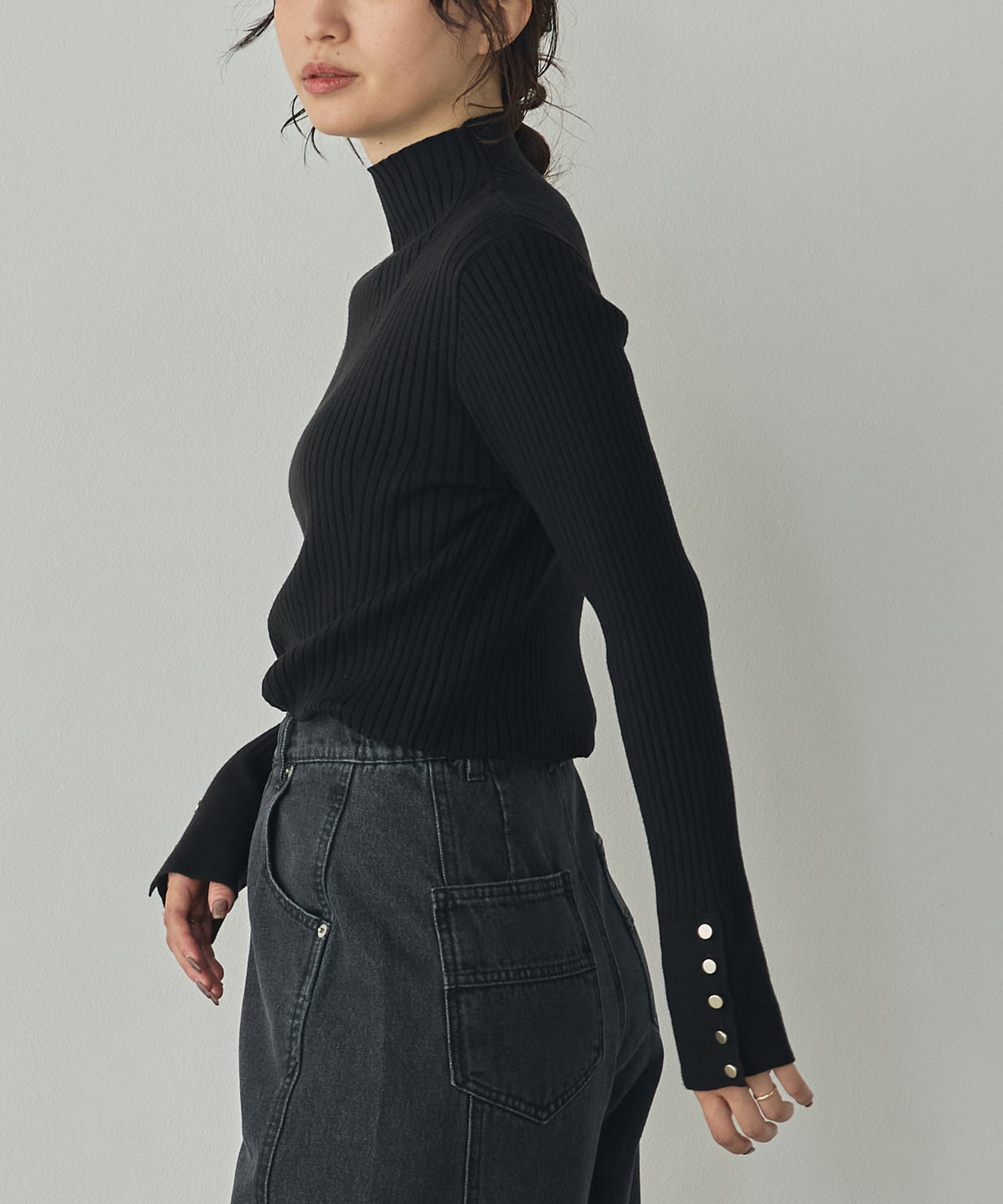 [PRE-ORDER][ANTI-STATIC] YAWAMOCHI YARN TURTLENECK JUMPER