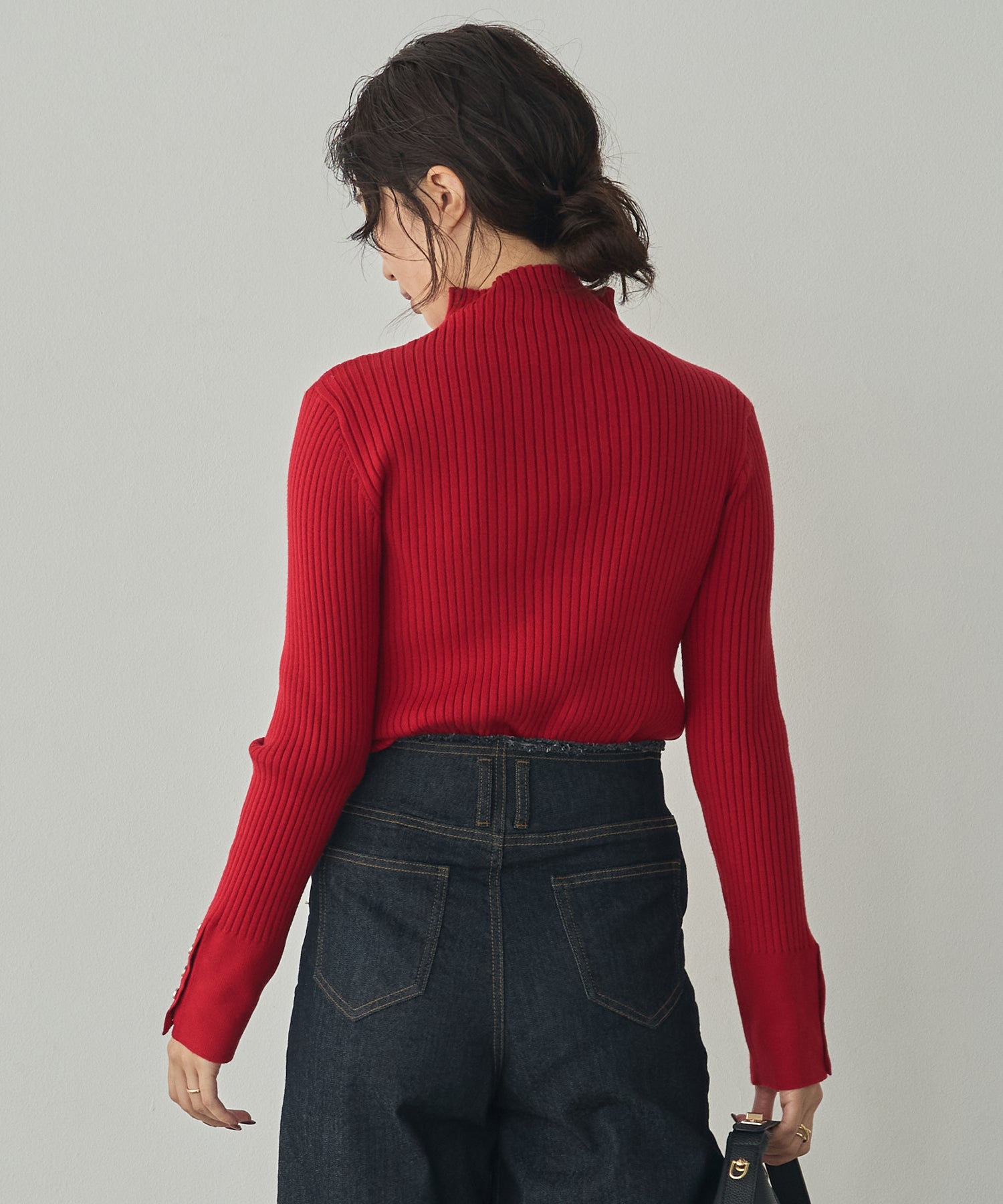 [PRE-ORDER][ANTI-STATIC] YAWAMOCHI YARN TURTLENECK JUMPER