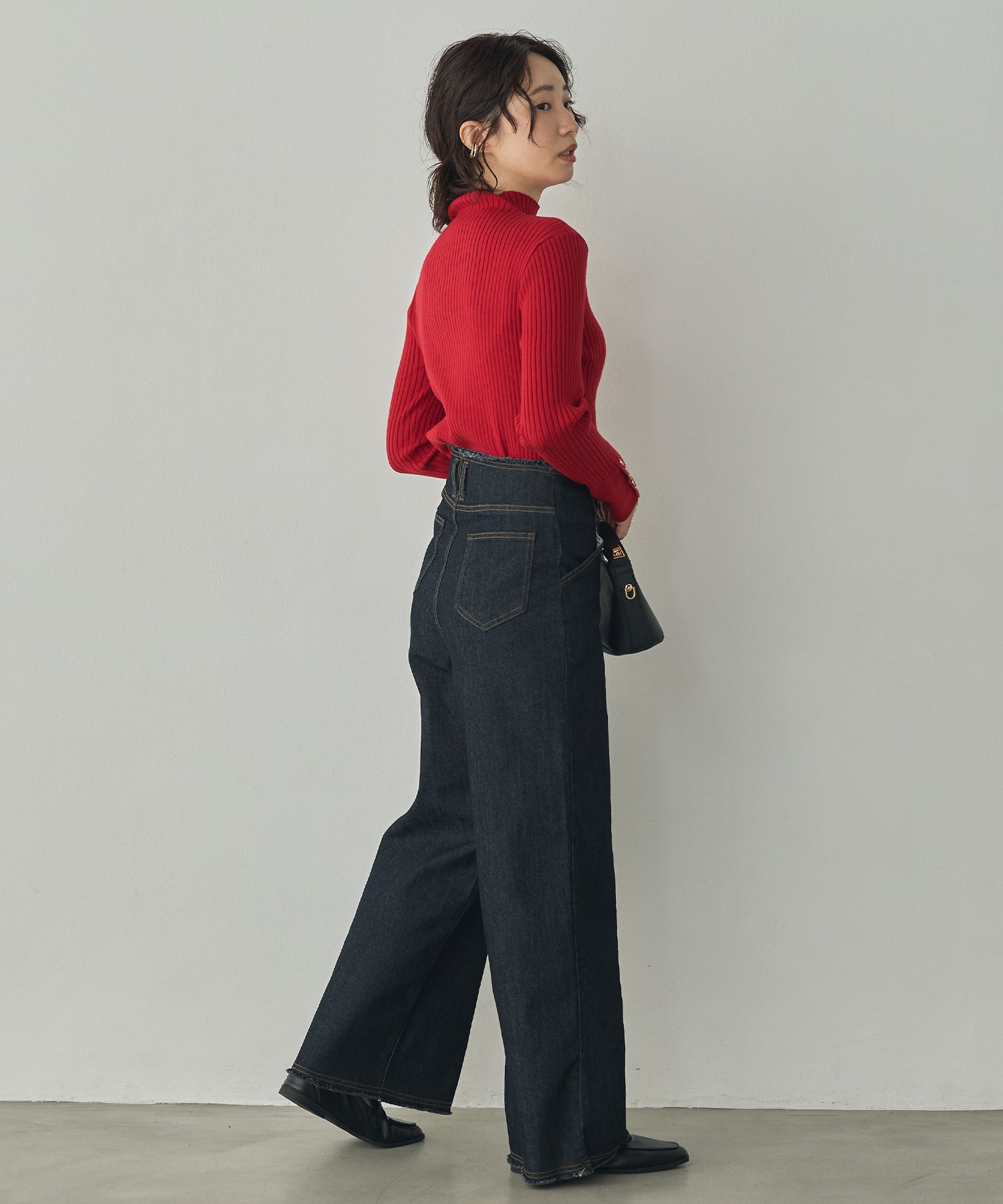 [PRE-ORDER][ANTI-STATIC] YAWAMOCHI YARN TURTLENECK JUMPER