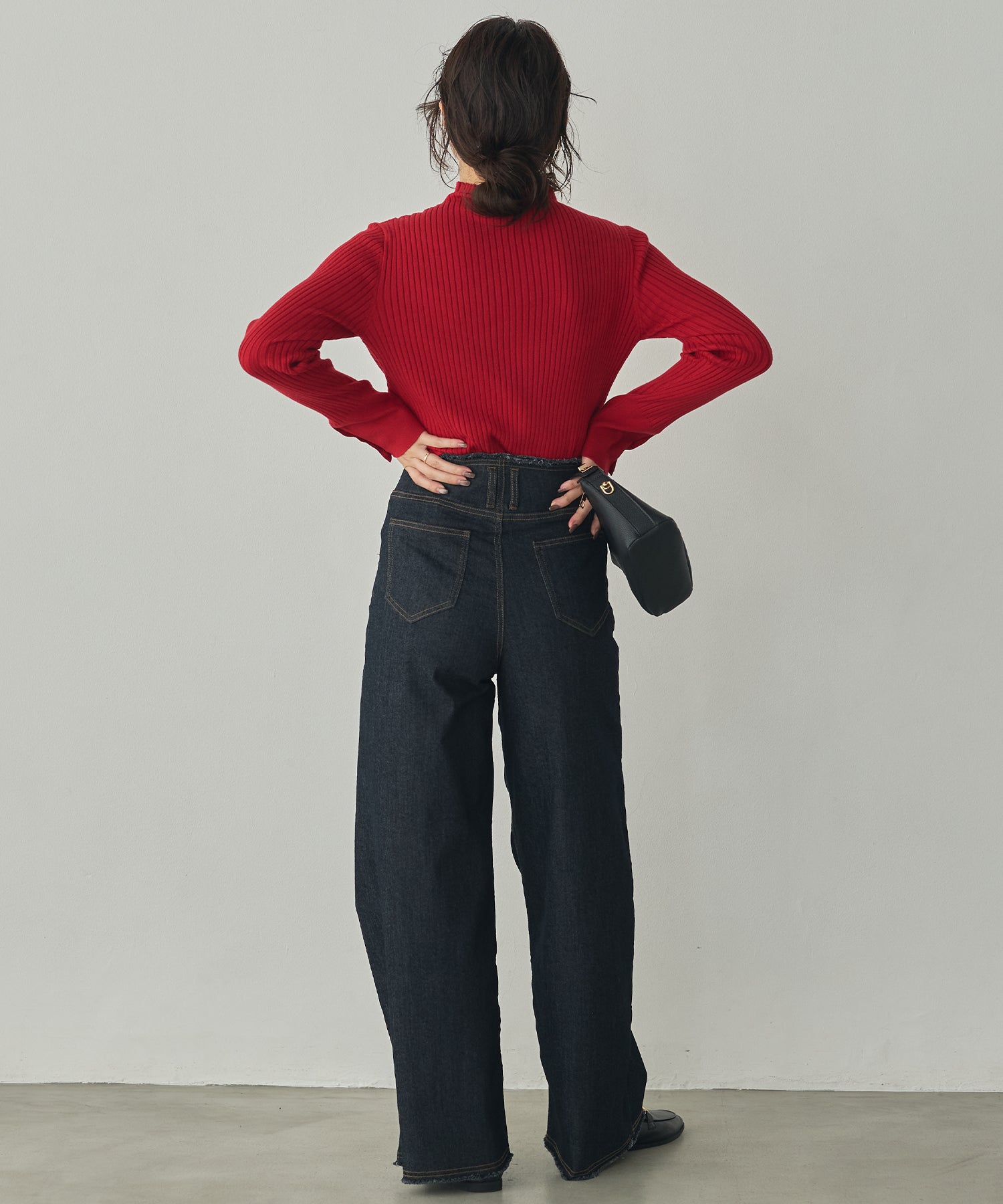 [PRE-ORDER][ANTI-STATIC] YAWAMOCHI YARN TURTLENECK JUMPER