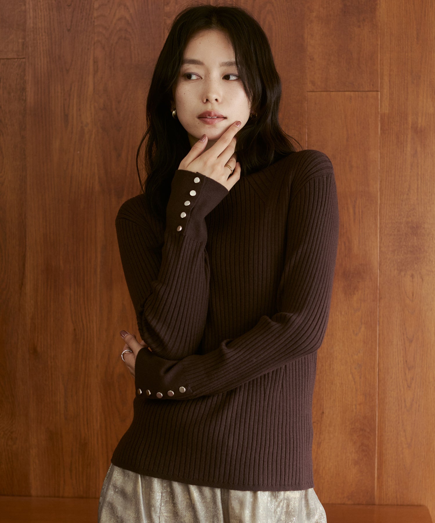 [PRE-ORDER][ANTI-STATIC] YAWAMOCHI YARN TURTLENECK JUMPER