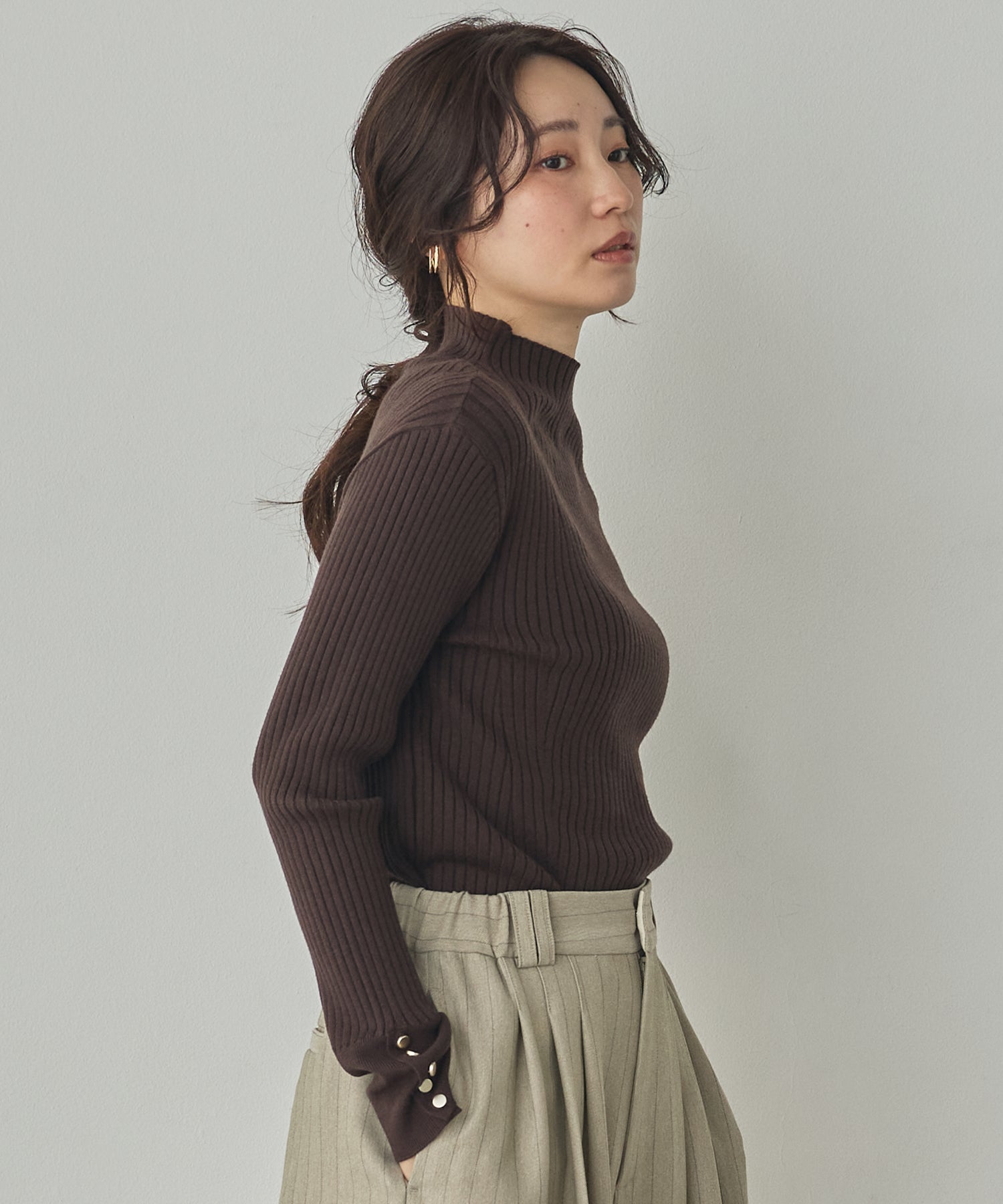 [PRE-ORDER][ANTI-STATIC] YAWAMOCHI YARN TURTLENECK JUMPER