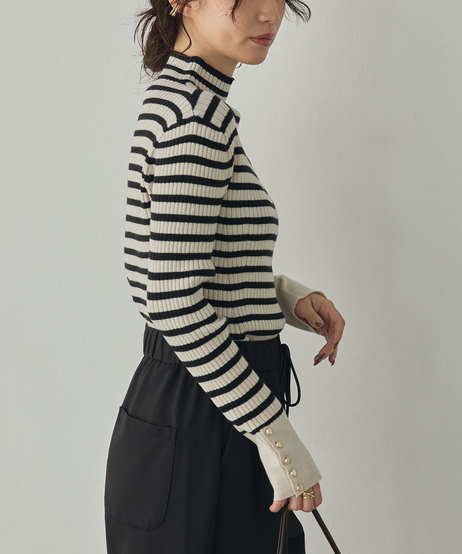 [PRE-ORDER][ANTI-STATIC] YAWAMOCHI YARN TURTLENECK JUMPER