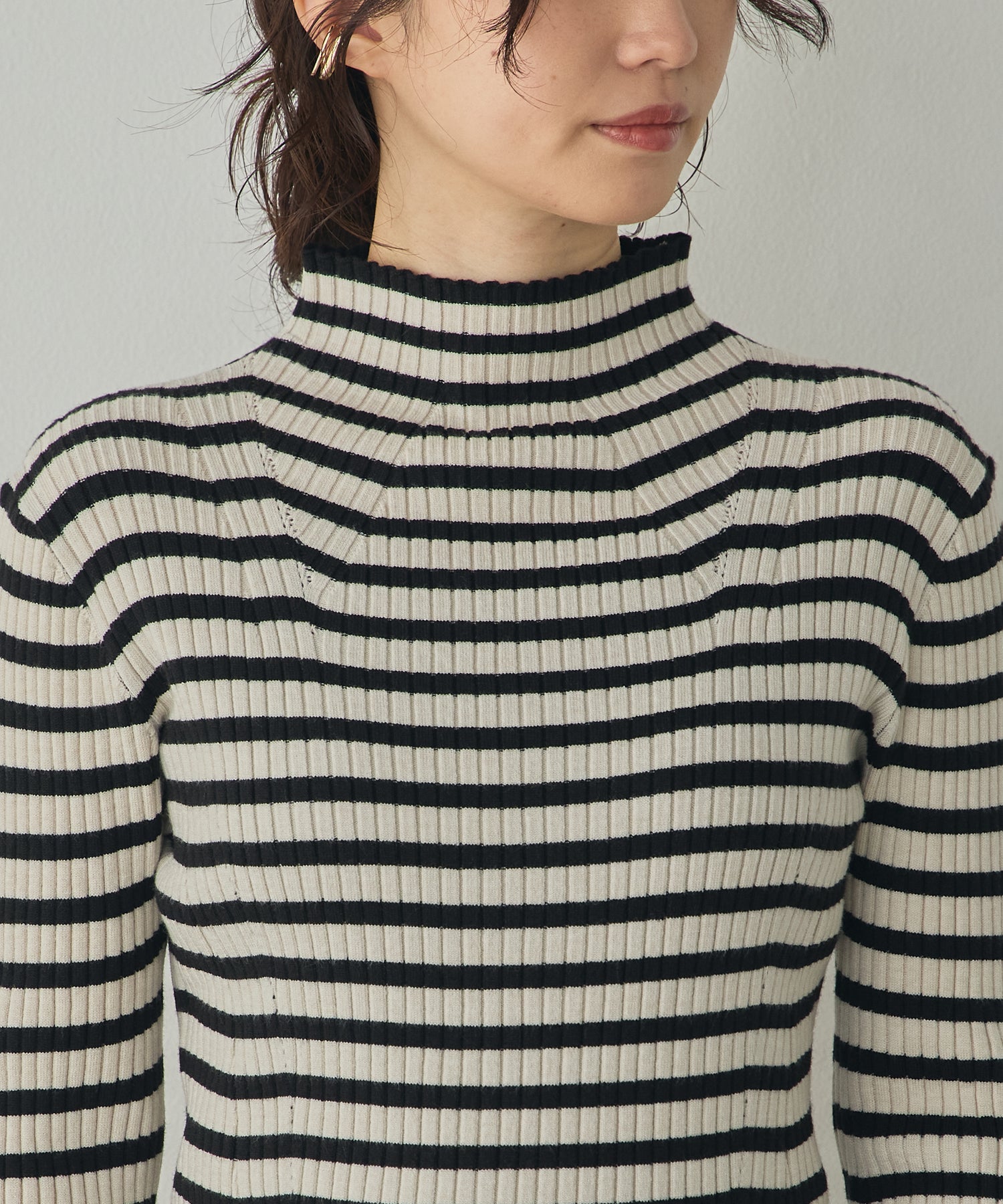[PRE-ORDER][ANTI-STATIC] YAWAMOCHI YARN TURTLENECK JUMPER