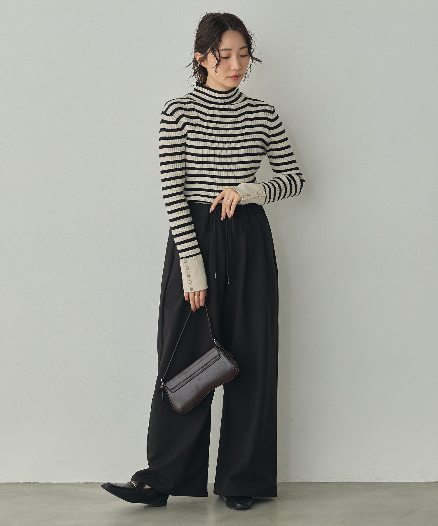 [PRE-ORDER][ANTI-STATIC] YAWAMOCHI YARN TURTLENECK JUMPER