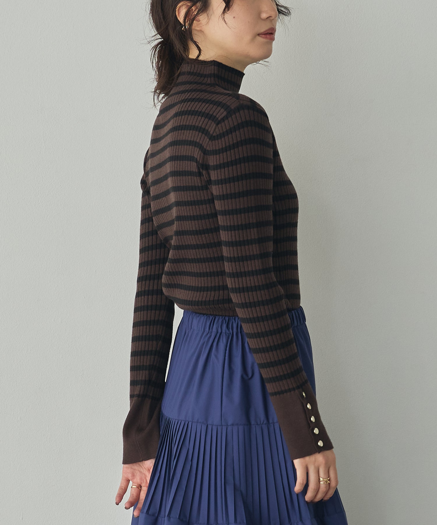 [PRE-ORDER][ANTI-STATIC] YAWAMOCHI YARN TURTLENECK JUMPER