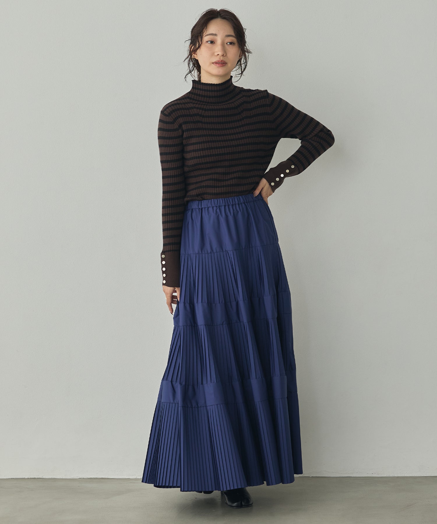 [PRE-ORDER][ANTI-STATIC] YAWAMOCHI YARN TURTLENECK JUMPER