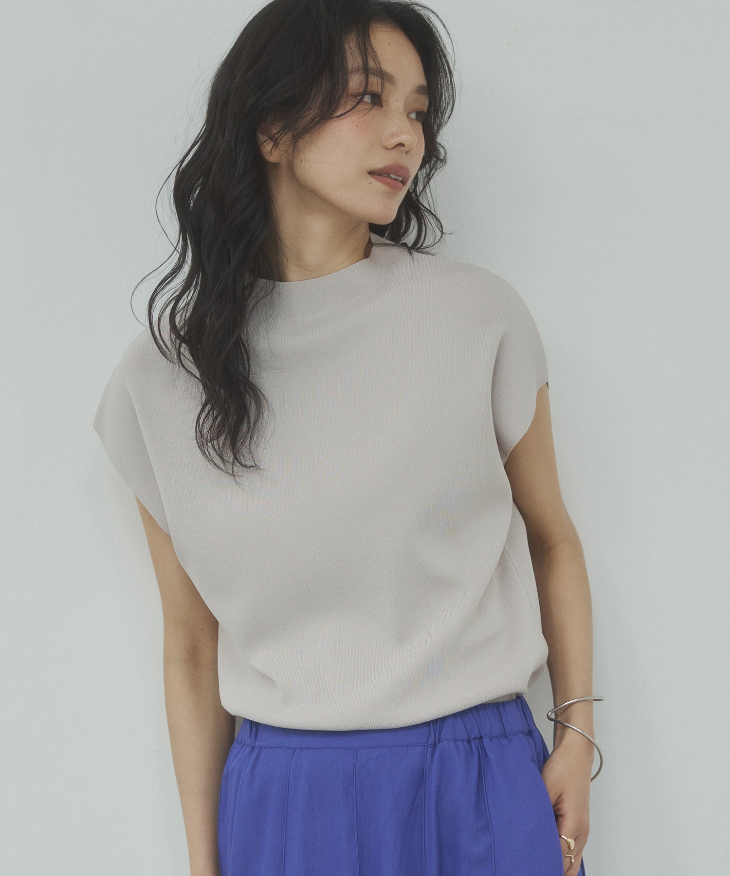 FRENCH-SLEEVE KNIT TOPS