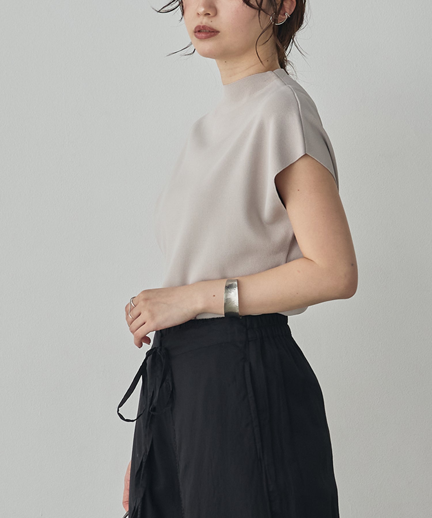FRENCH-SLEEVE KNIT TOPS