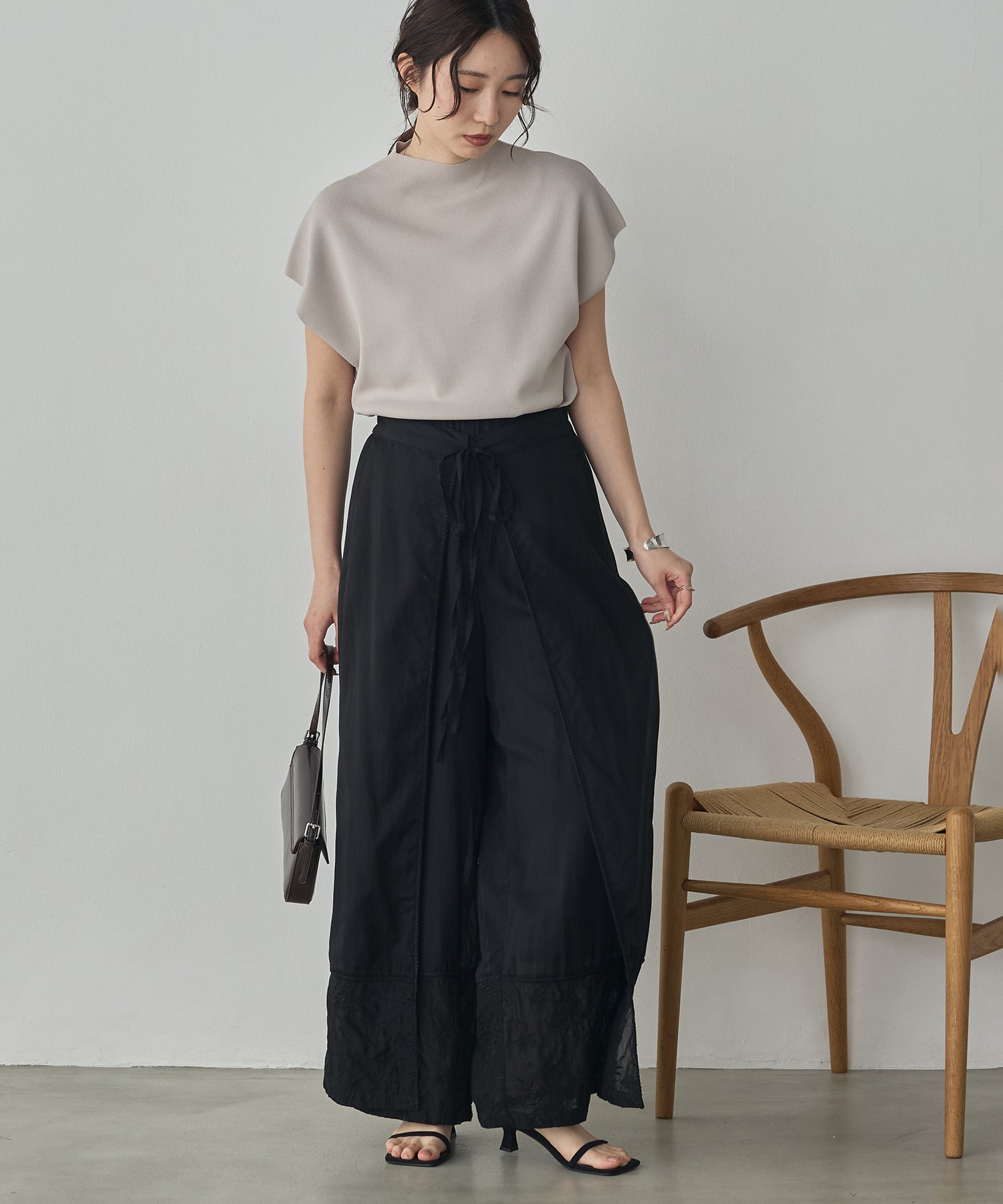 FRENCH-SLEEVE KNIT TOPS