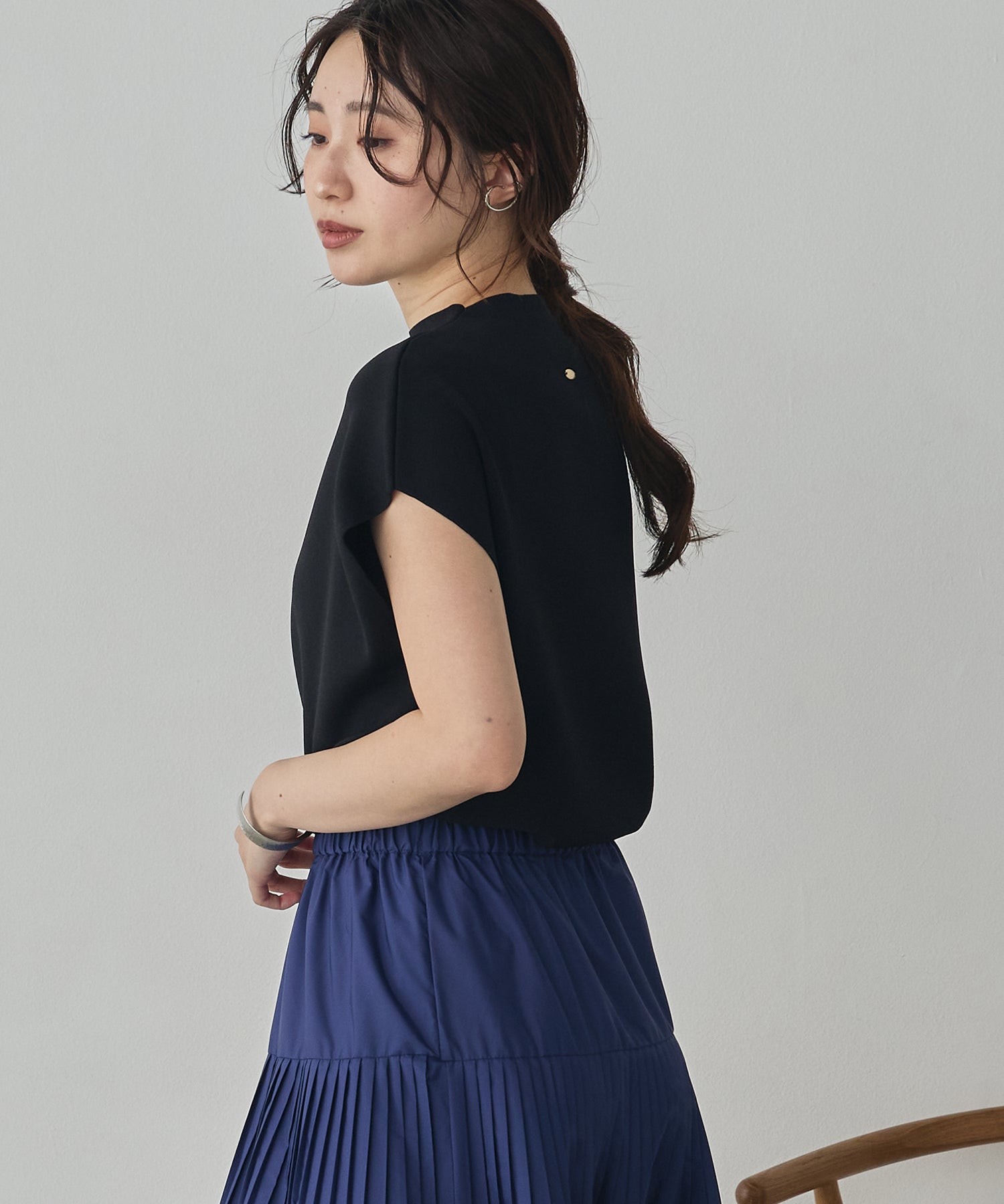 FRENCH-SLEEVE KNIT TOPS