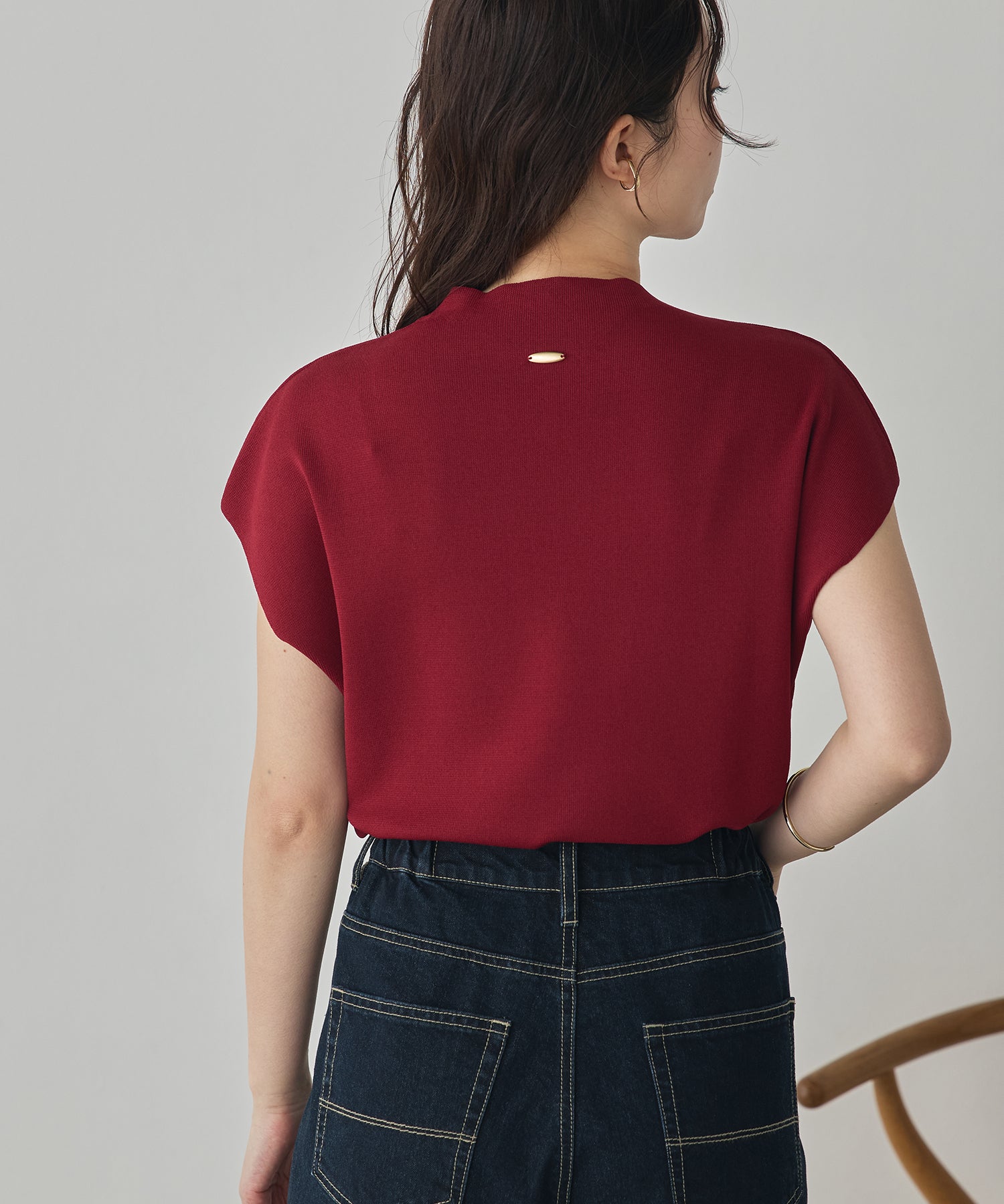 FRENCH-SLEEVE KNIT TOPS