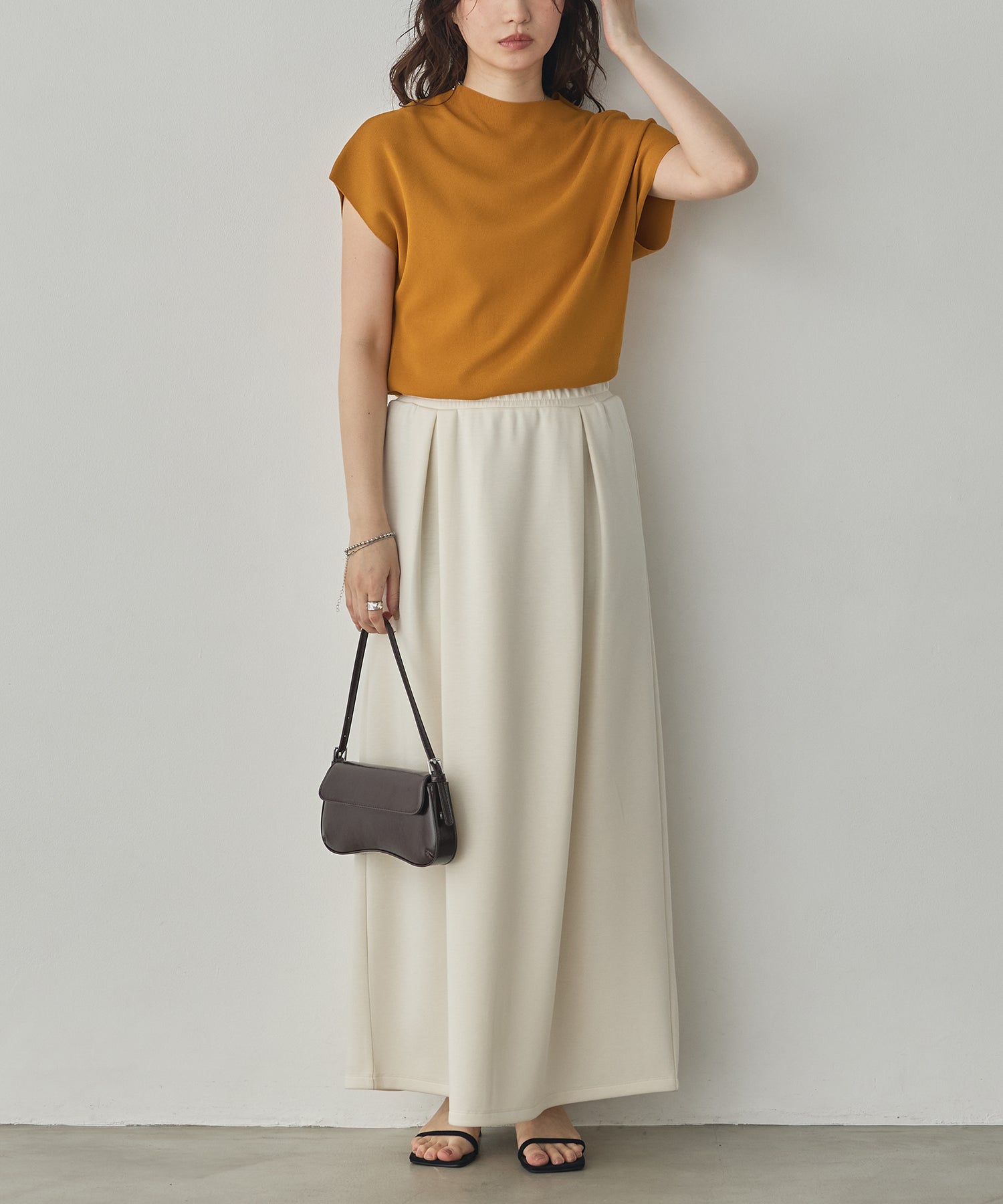 FRENCH-SLEEVE KNIT TOPS
