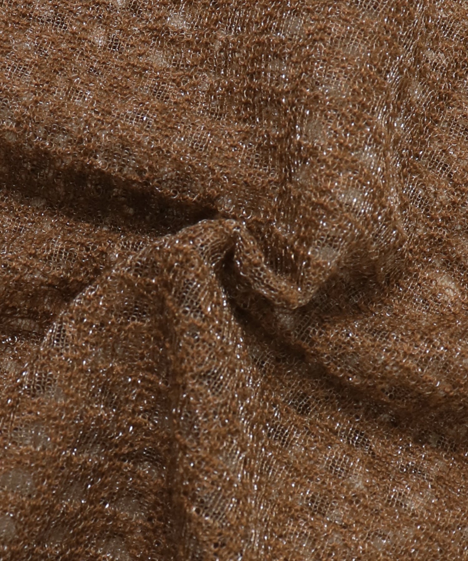 SEQUINED JACQUARD OPENWORK TOP