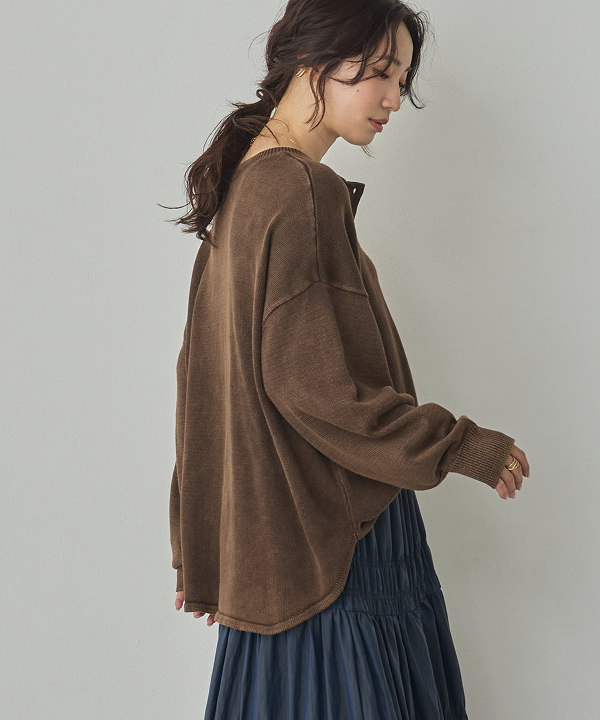 VINTAGE-STYLE HENLEY-NECK TOPS