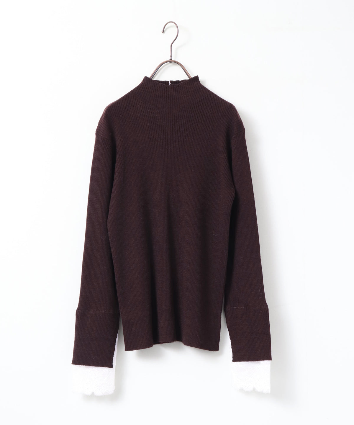LACE-TRIMMED DOCKING KNIT