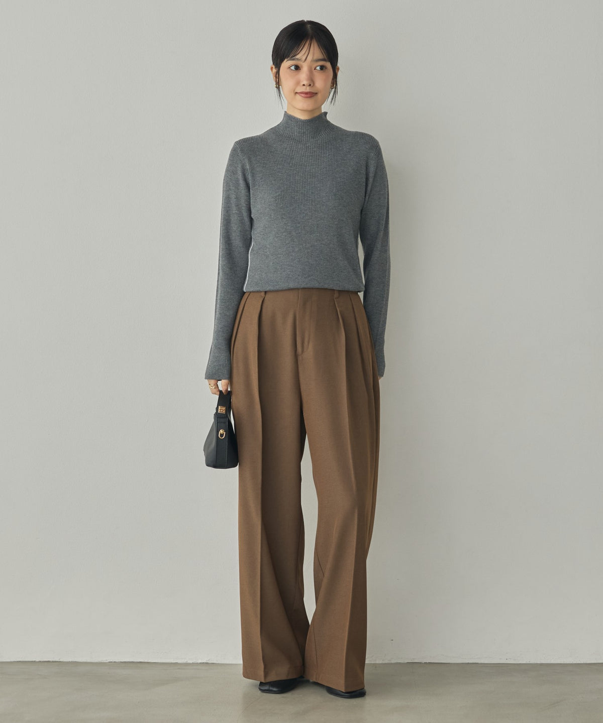 STRIPED WOOL-BLEND KNIT