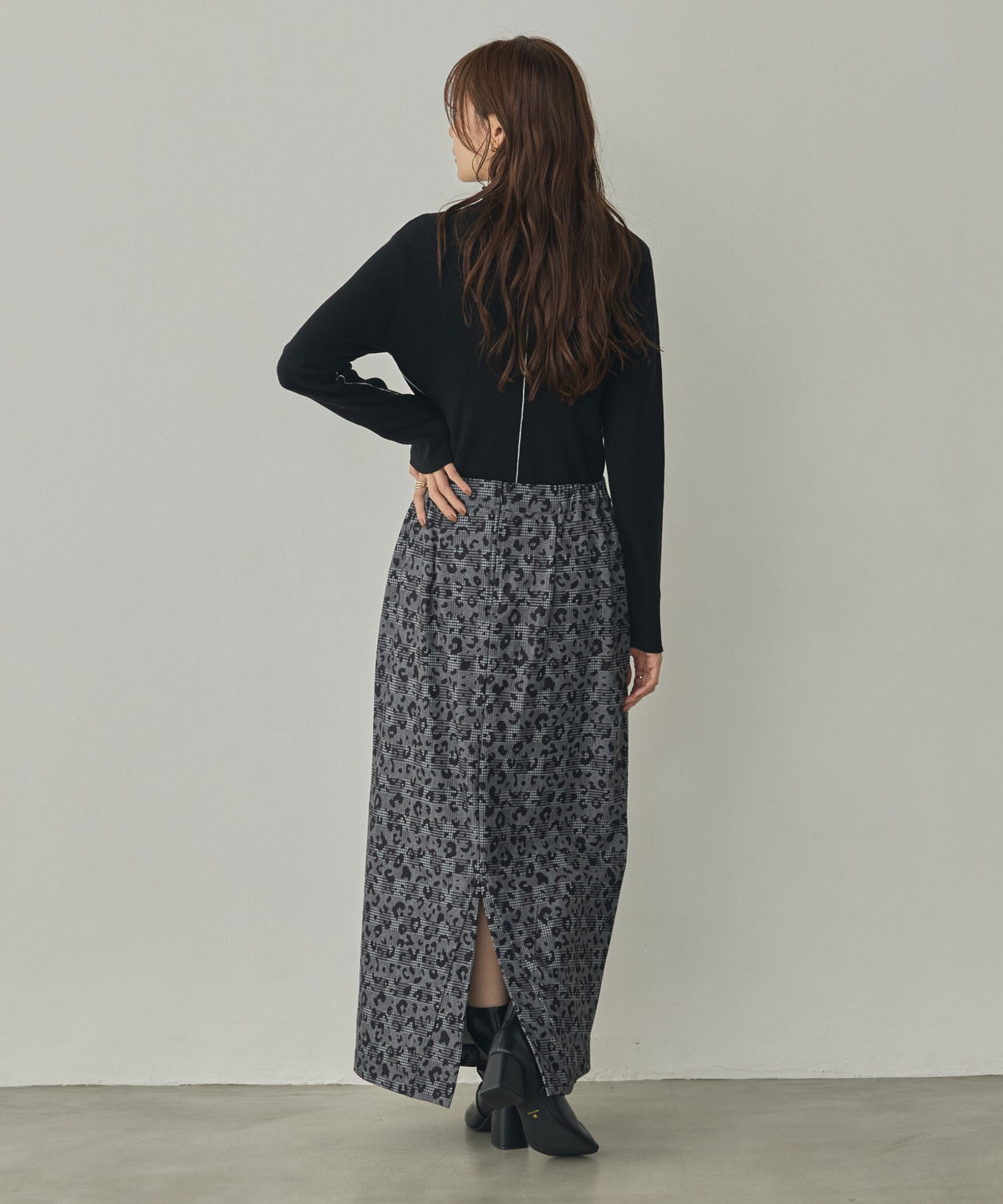 STRIPED WOOL-BLEND KNIT