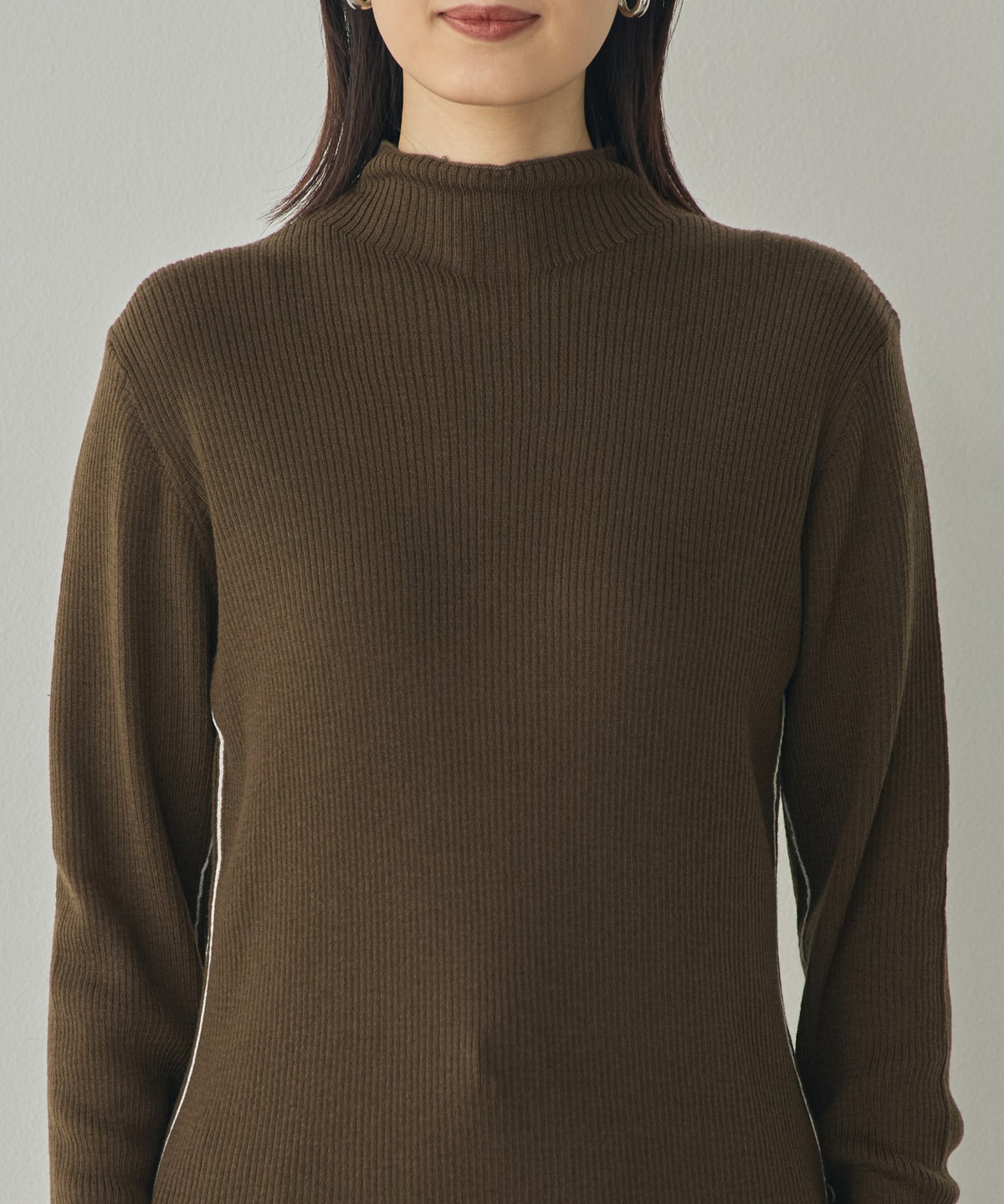 STRIPED WOOL-BLEND KNIT