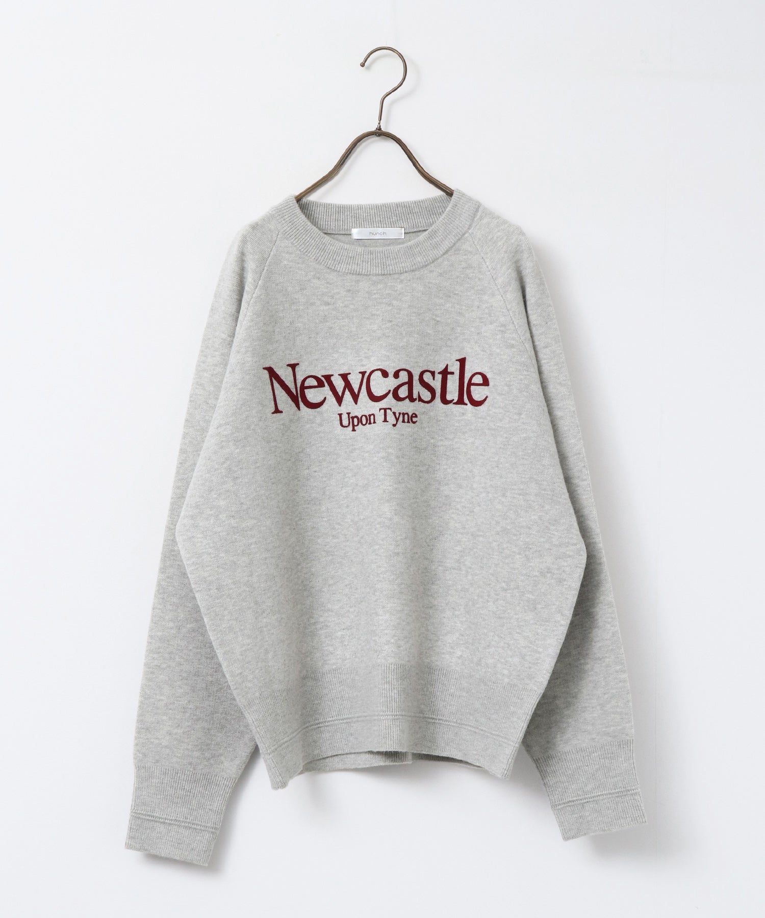 【WEB限定/別注】【新色追加】スウェットライクロゴニット