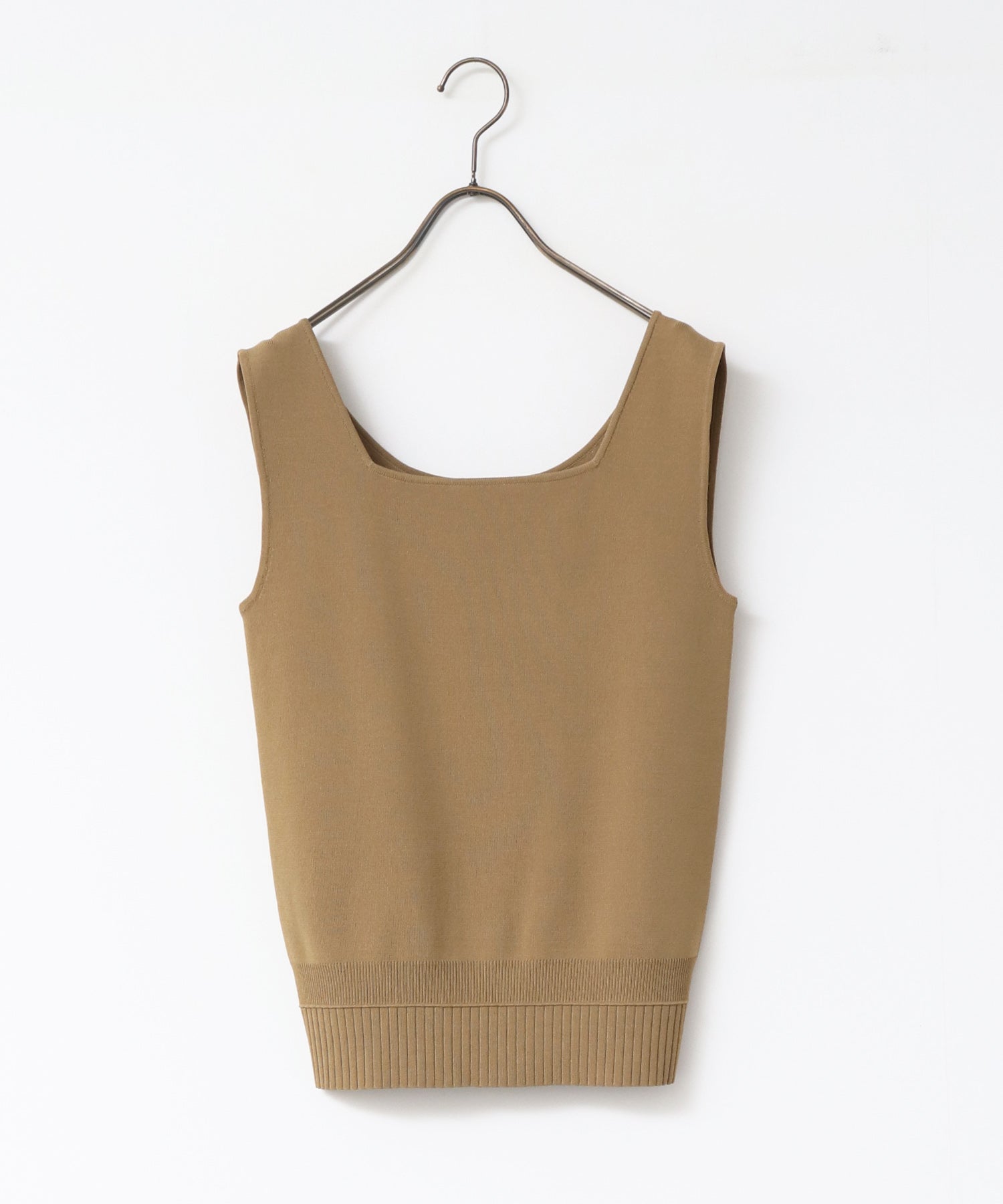 TNH NEWHOUSE COOPER TANK TOP 色別注　ナチュラル TUBULAR KNITTED TANK TOP チューブラーニットタンクトップ グリーン