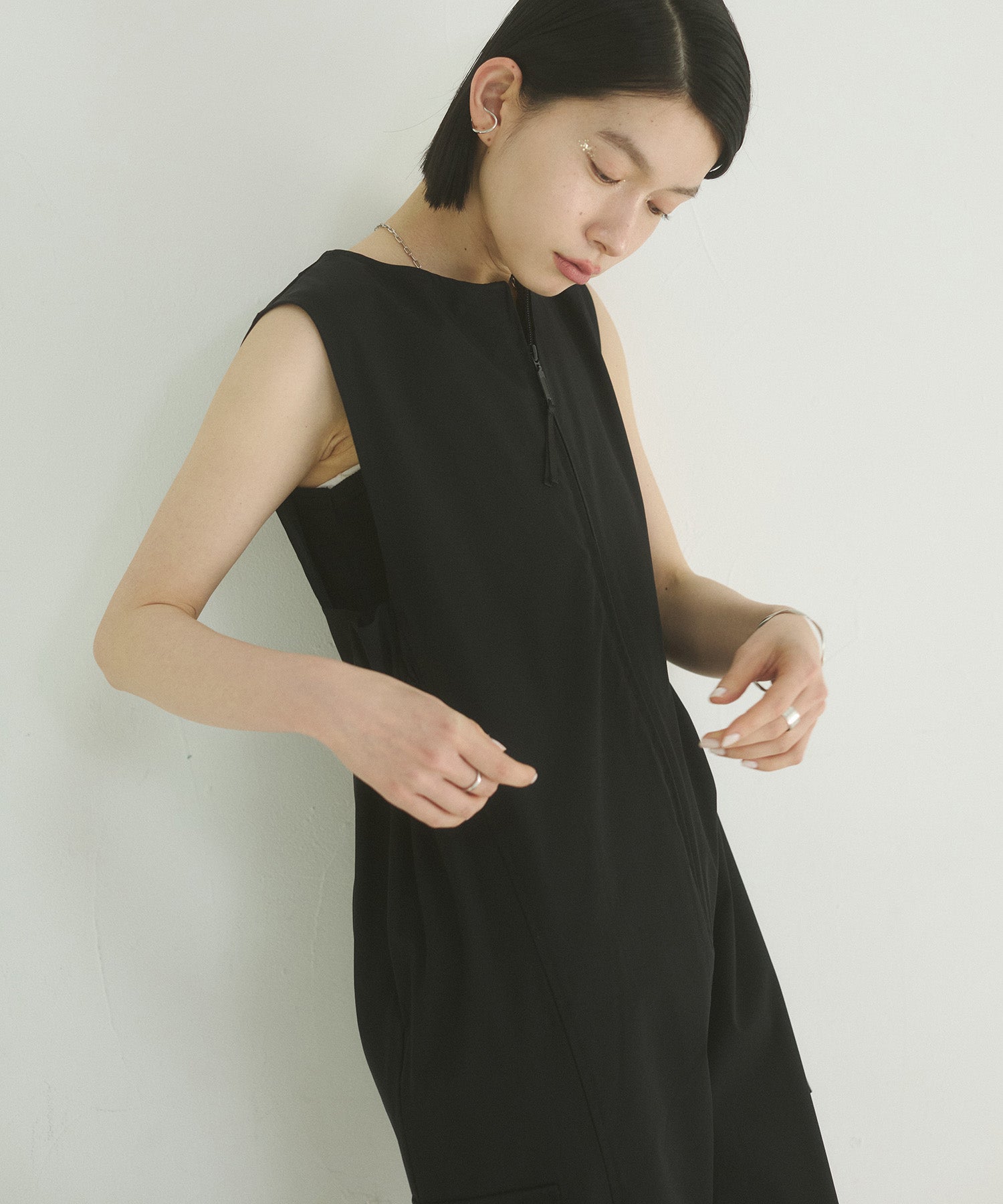 SIDE GATHER JUMPSUIT