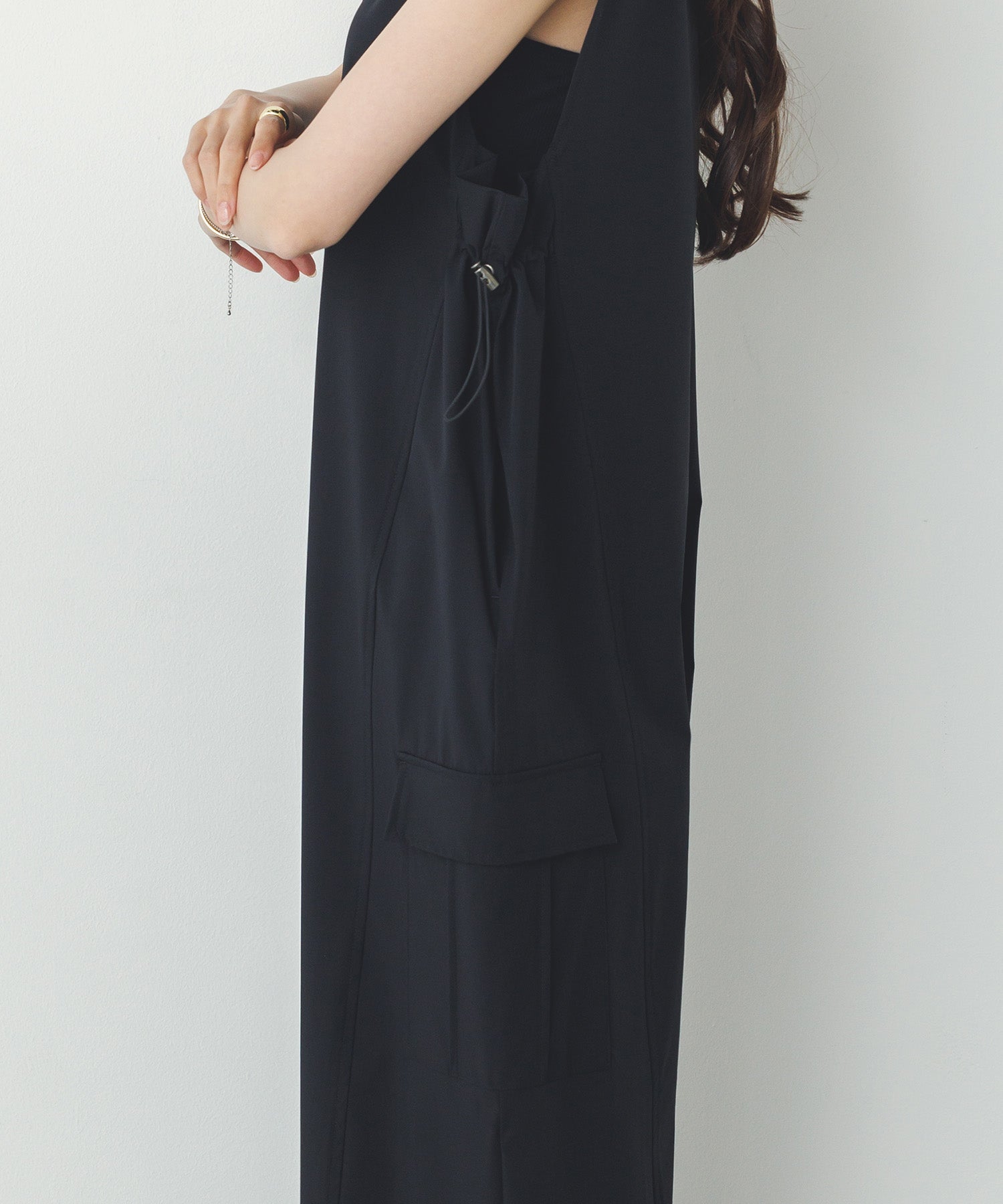 SIDE GATHER JUMPSUIT