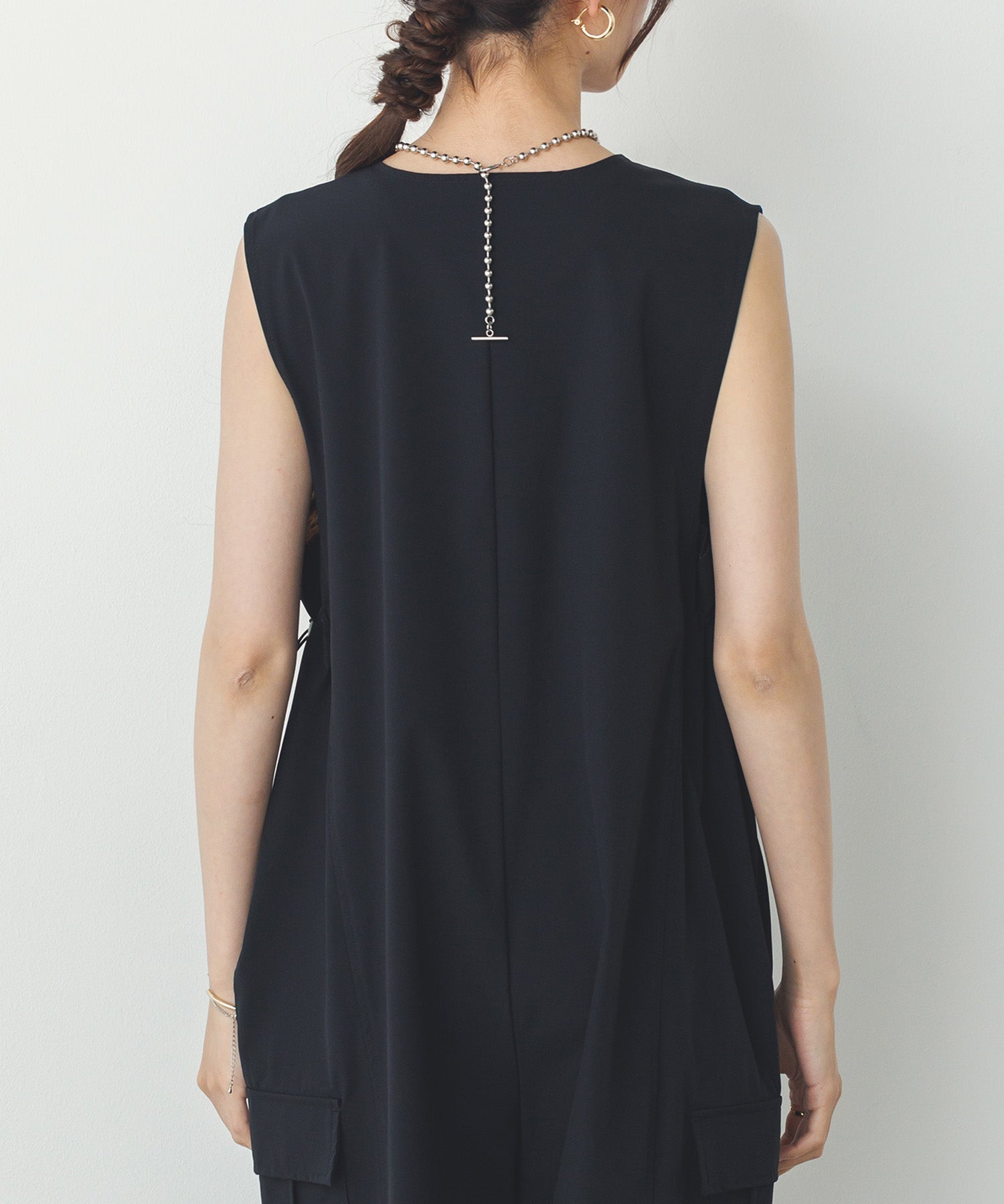 SIDE GATHER JUMPSUIT