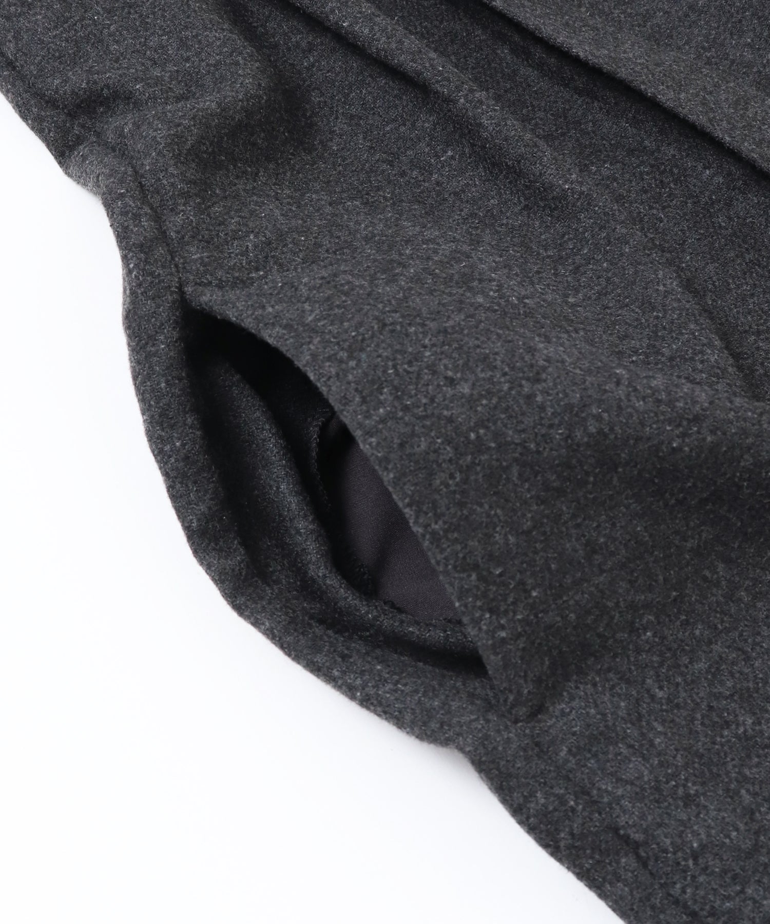 ウール混 ワイドサロペット