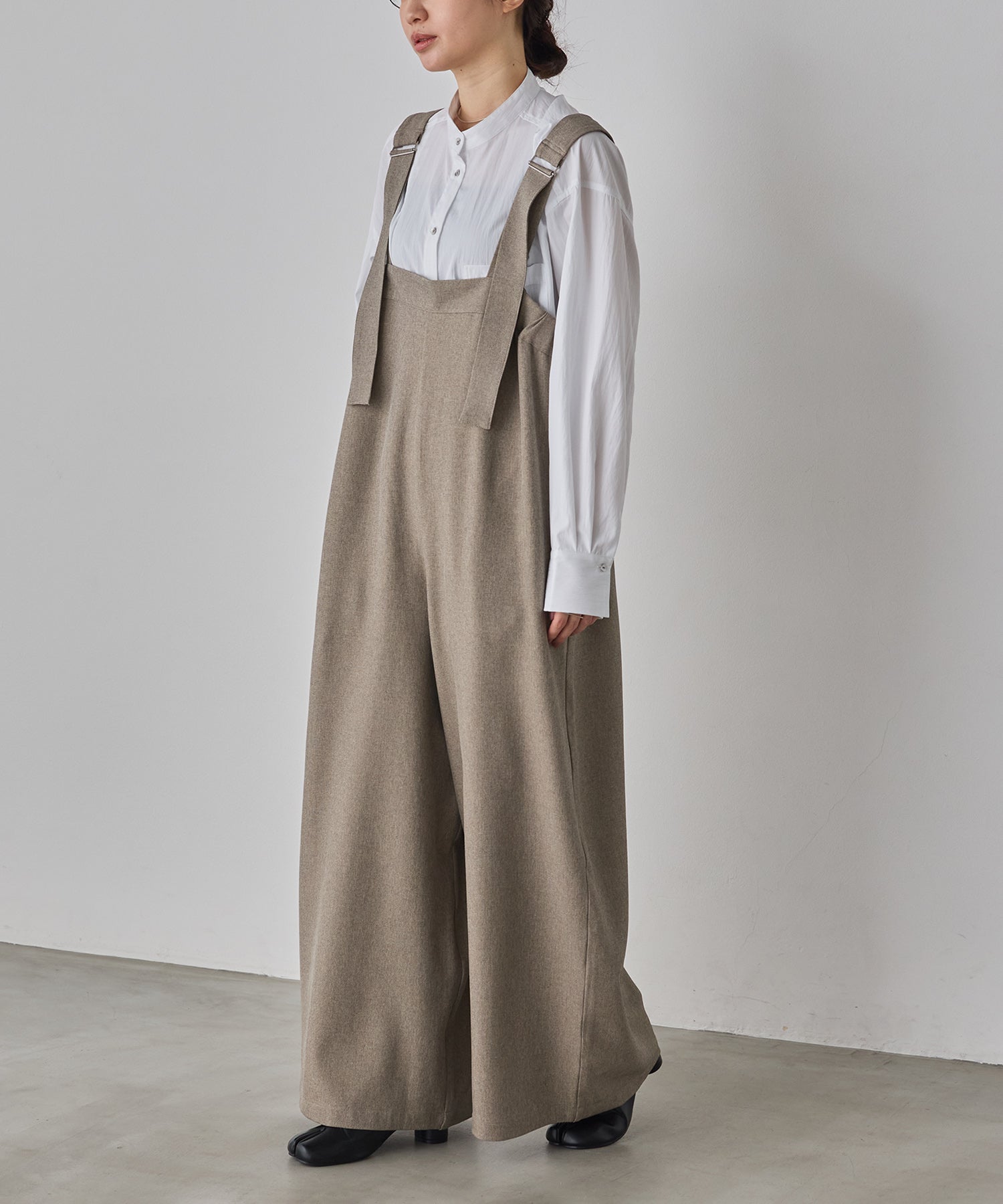 杢調 前後2WAY サロペット