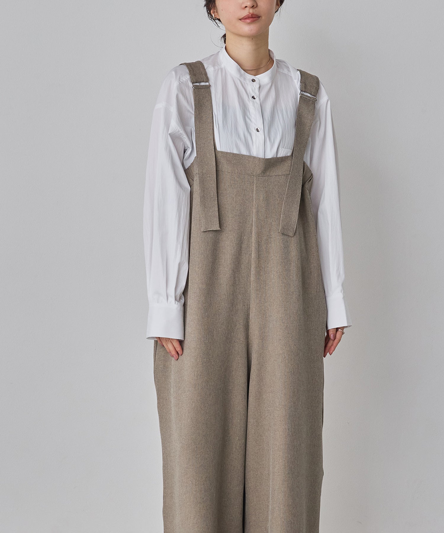 杢調 前後2WAY サロペット