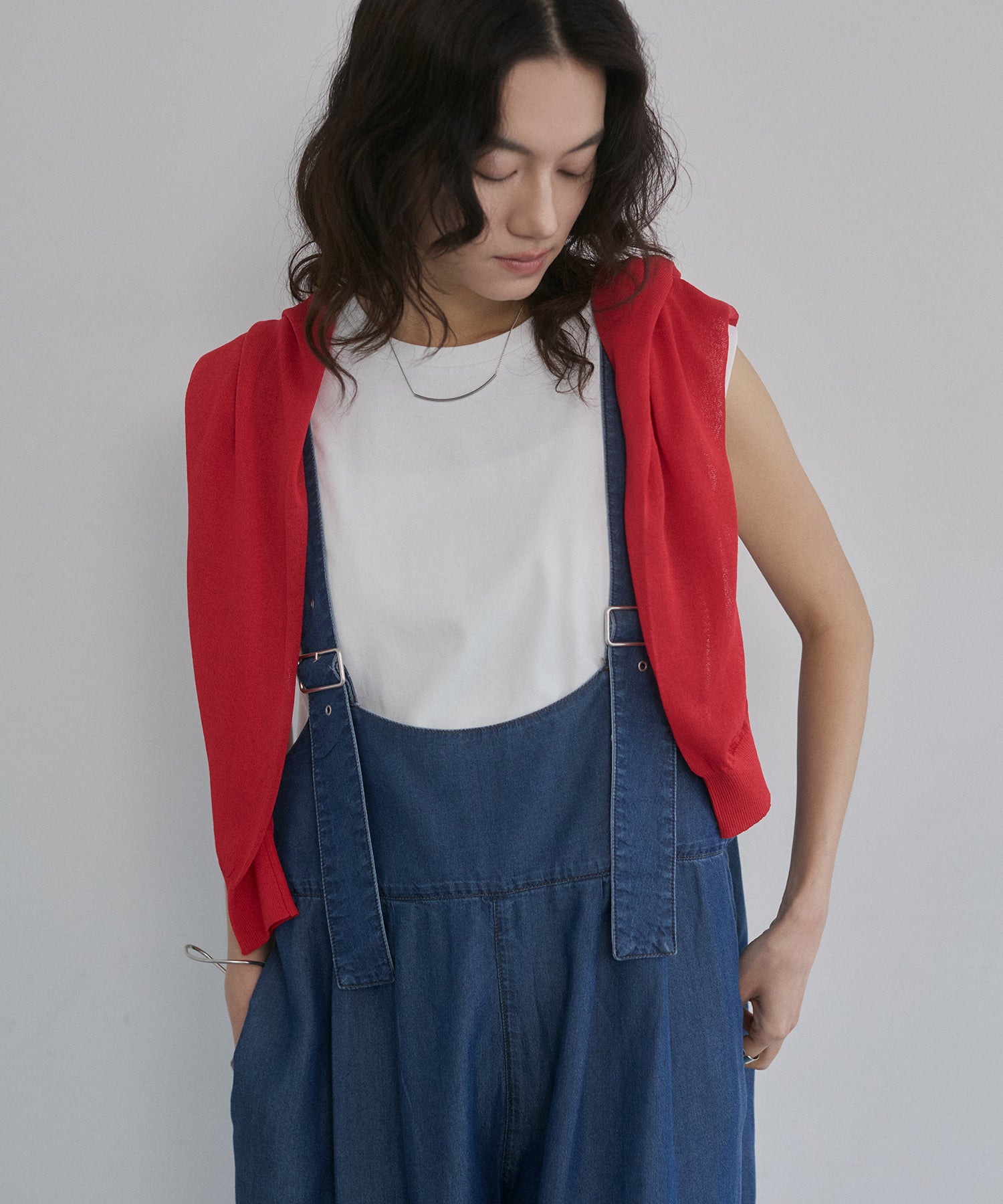 REVERSIBLE TENCEL DENIM OVERALLS