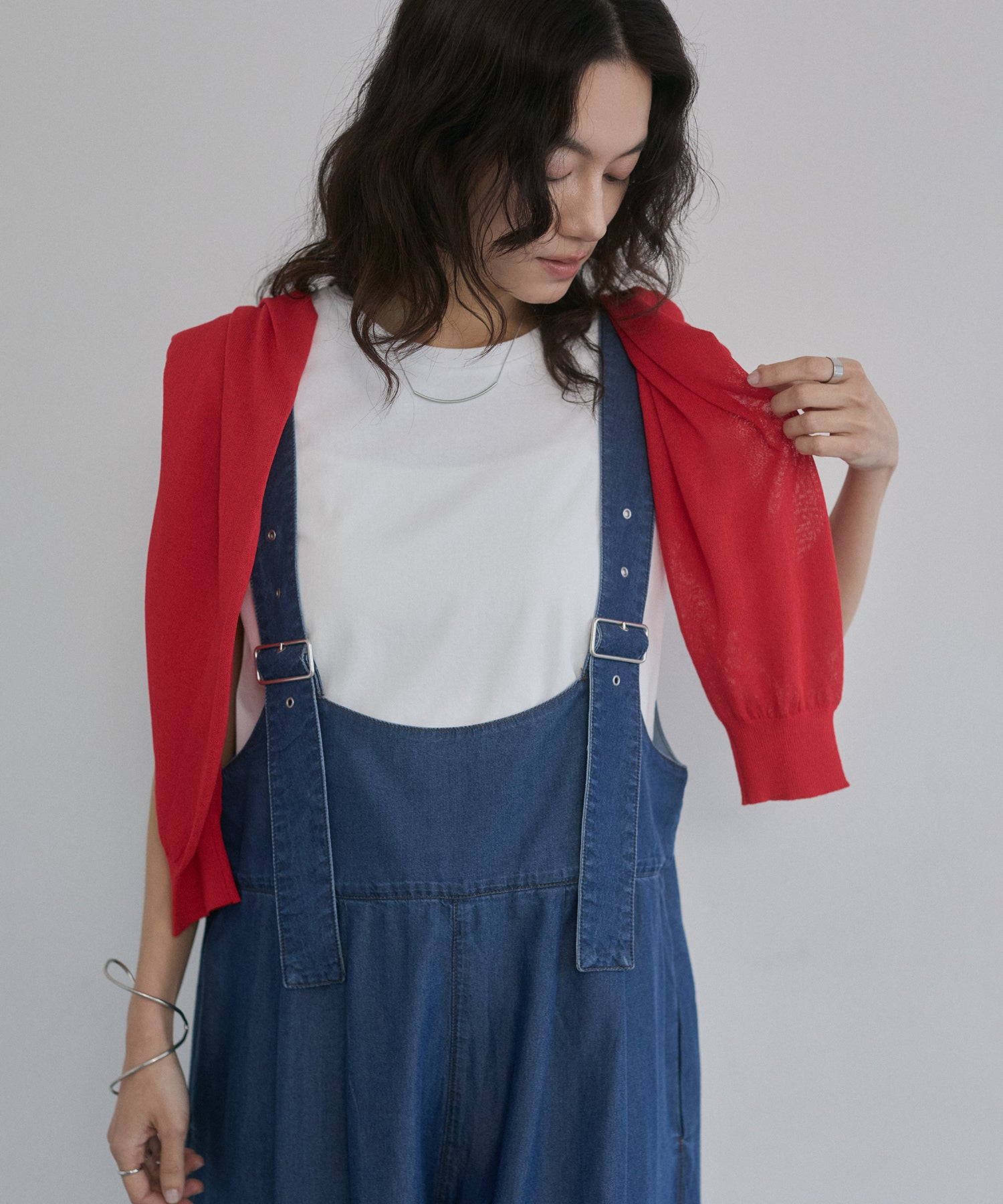 REVERSIBLE TENCEL DENIM OVERALLS