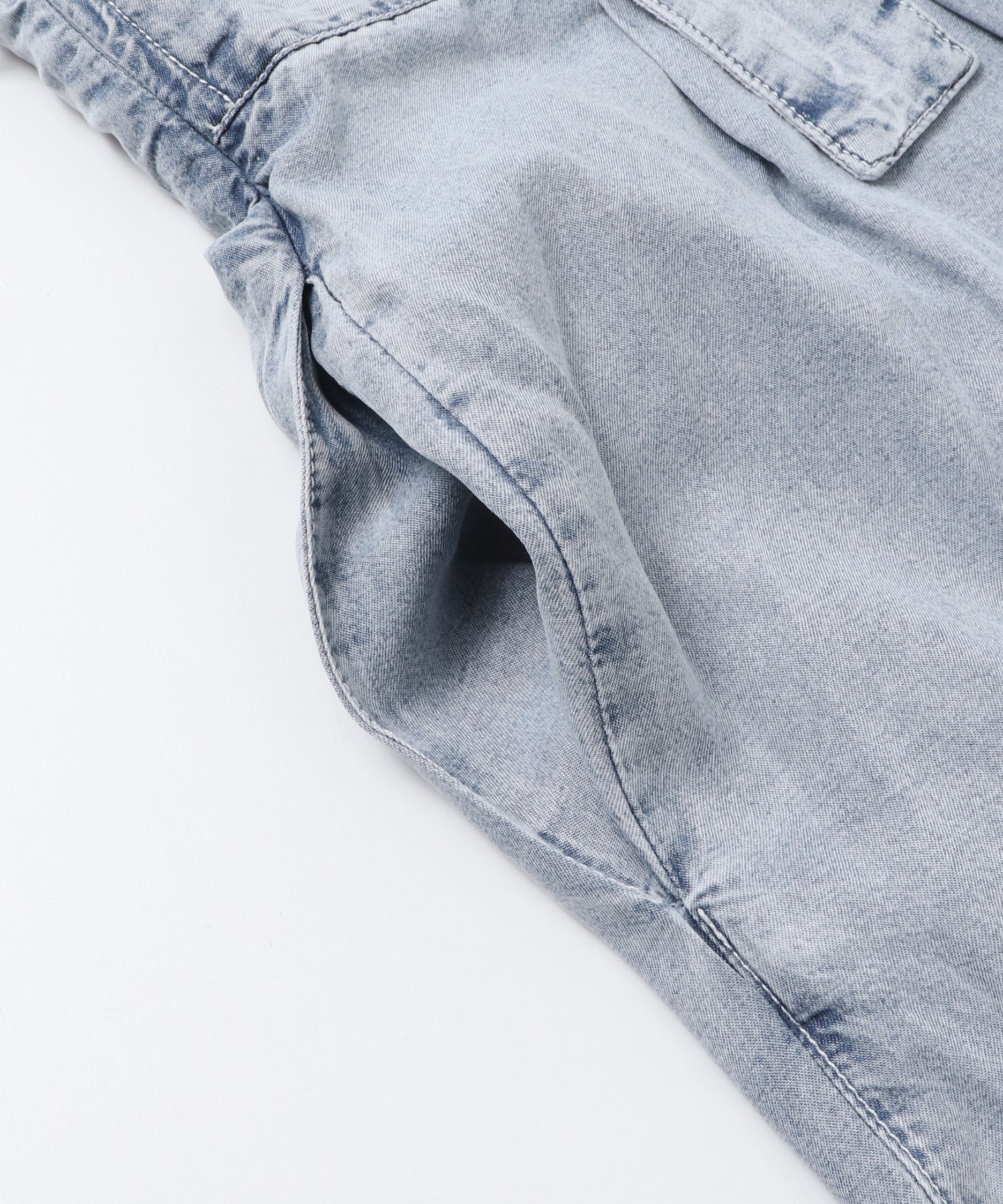 REVERSIBLE TENCEL DENIM OVERALLS
