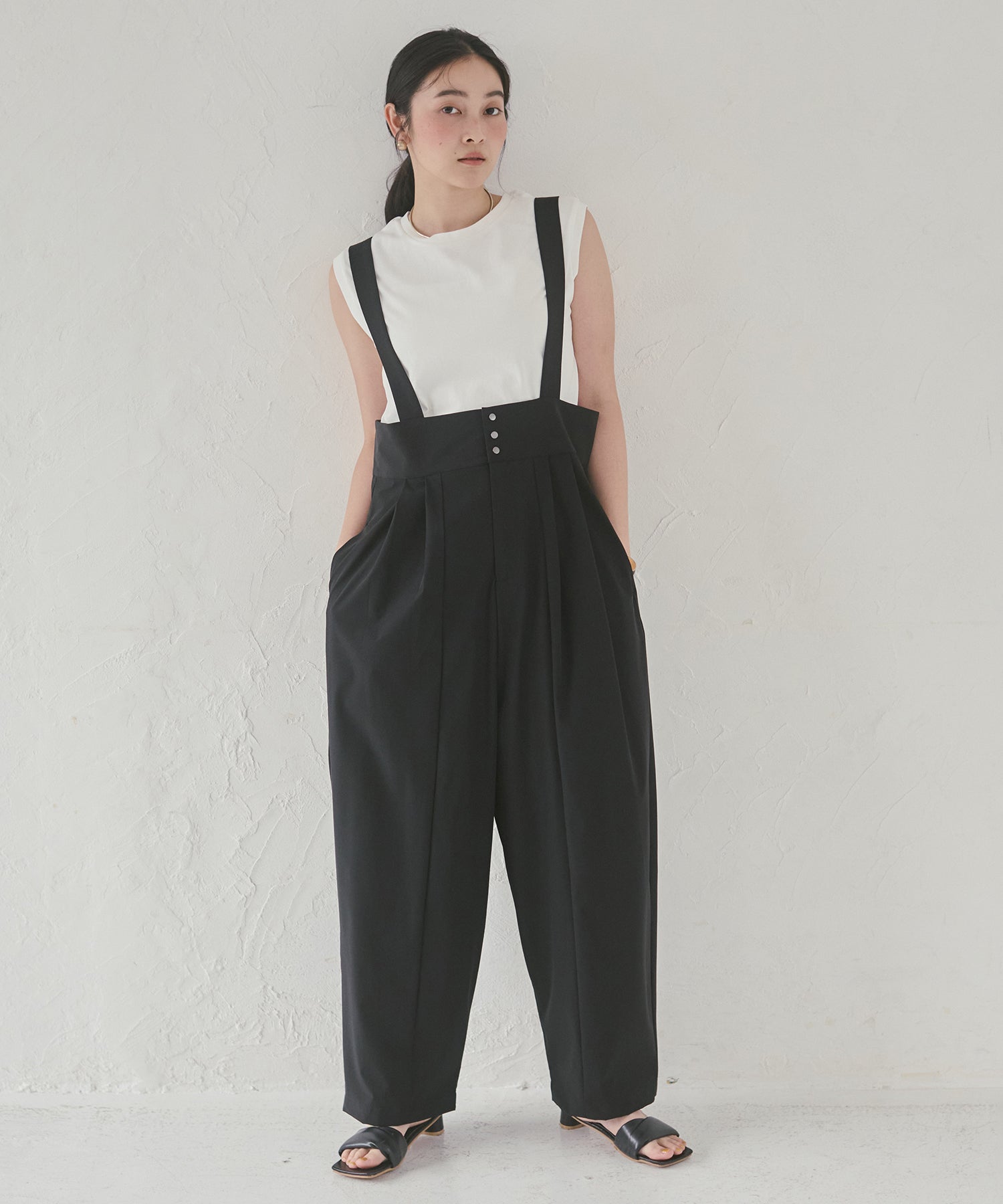 [ICE TOUCH] THICK COCOON OVERALLS