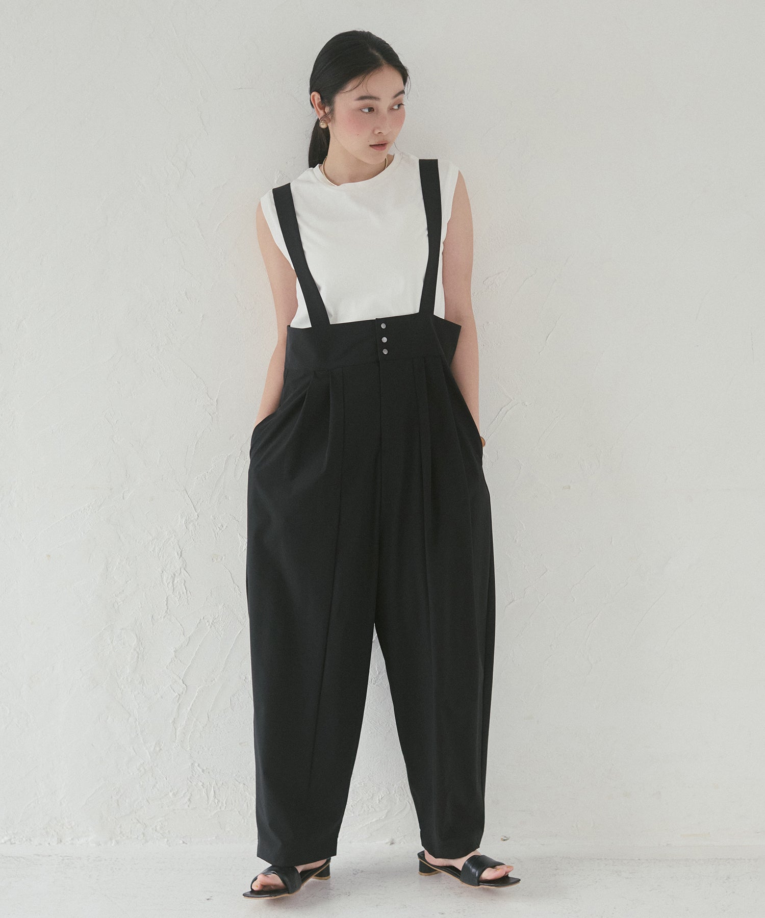 [ICE-TOUCH] THICK COCOON OVERALLS