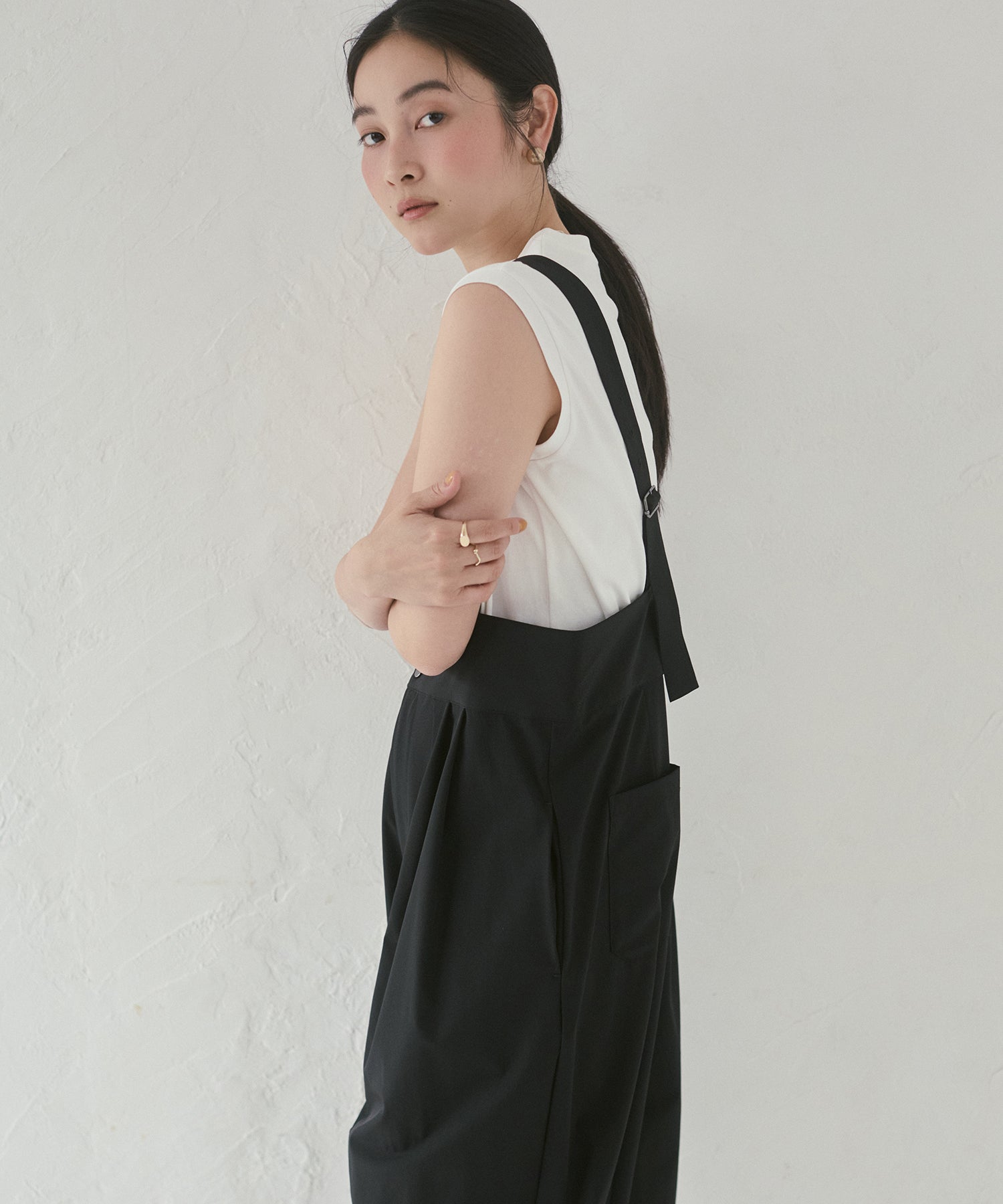[ICE-TOUCH] THICK COCOON OVERALLS