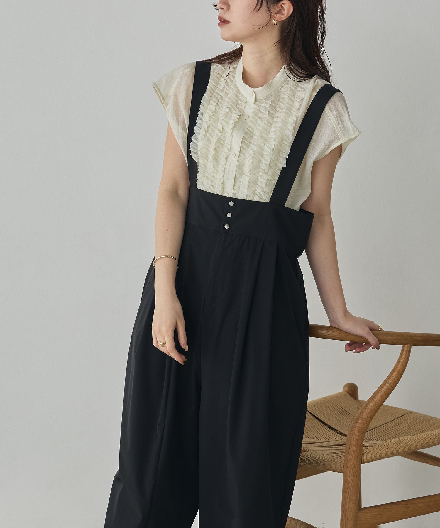 [ICE-TOUCH] THICK COCOON OVERALLS