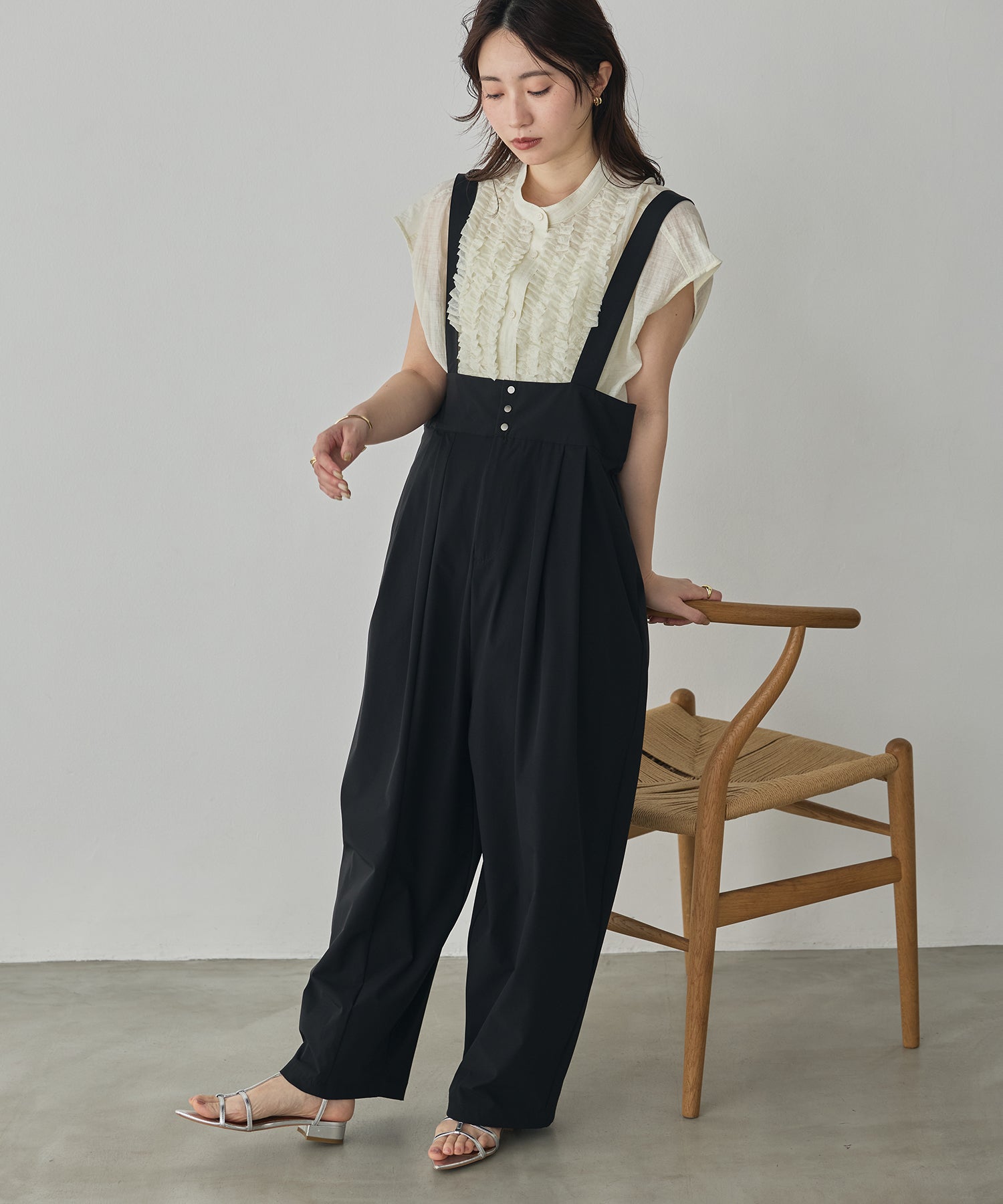 [ICE-TOUCH] THICK COCOON OVERALLS
