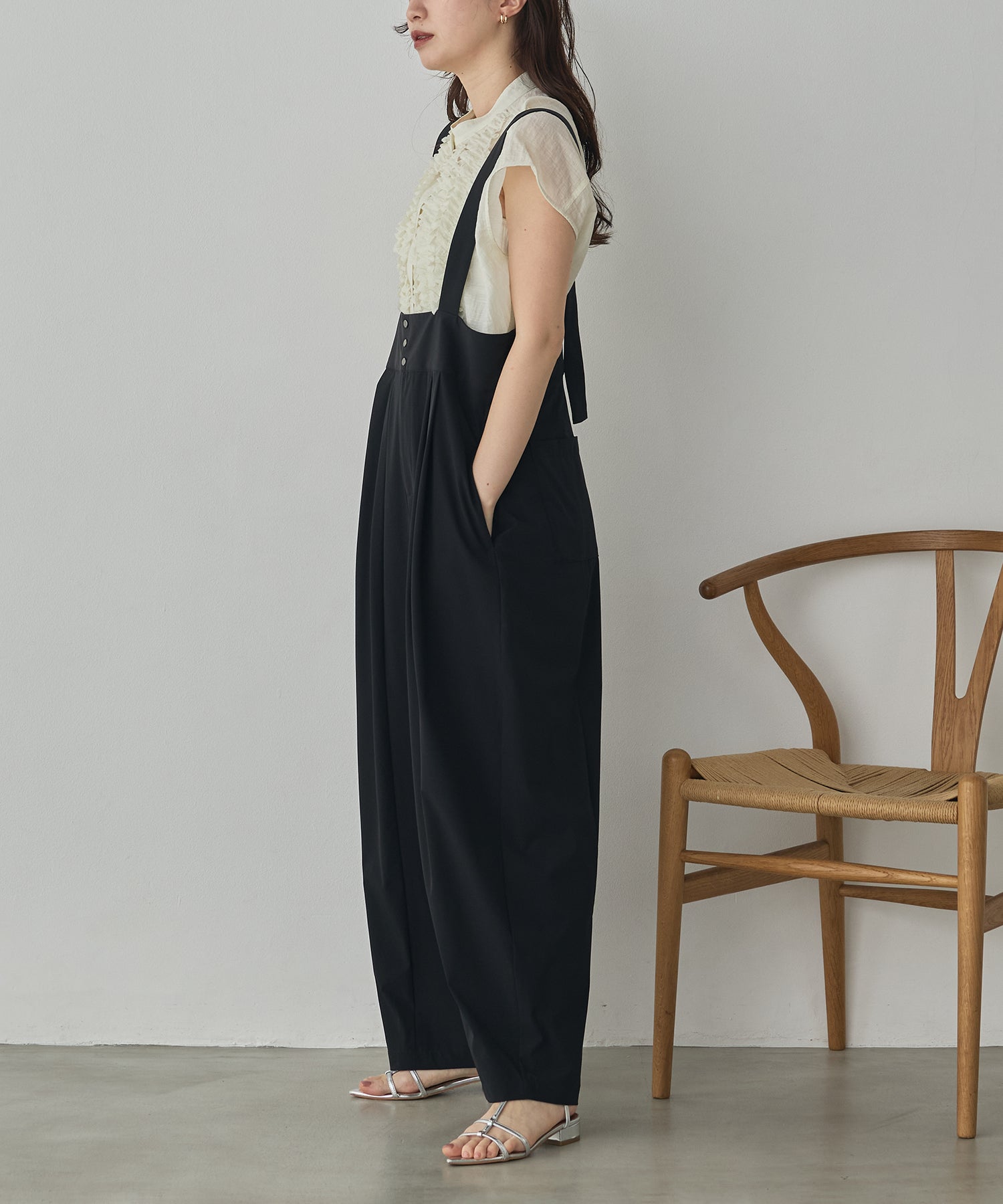 [ICE-TOUCH] THICK COCOON OVERALLS