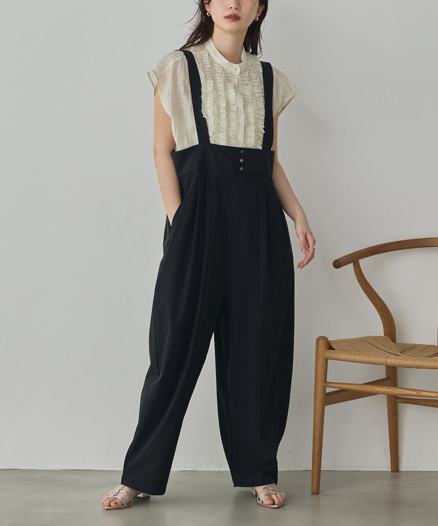 [ICE-TOUCH] THICK COCOON OVERALLS