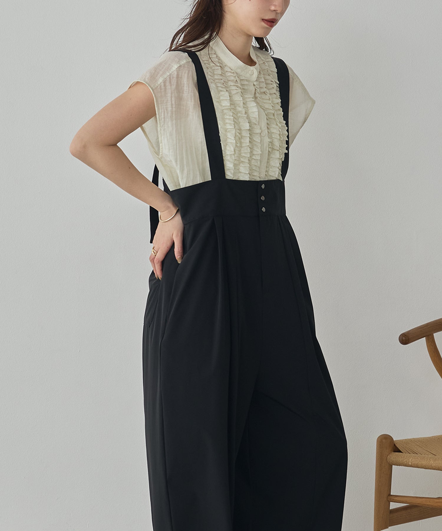 [ICE-TOUCH] THICK COCOON OVERALLS