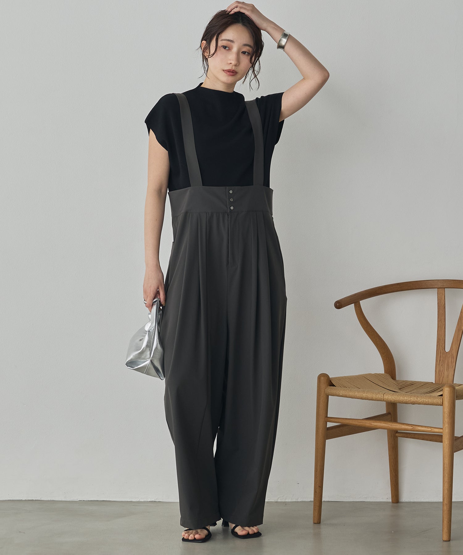 ICE TOUCH] THICK COCOON OVERALLS