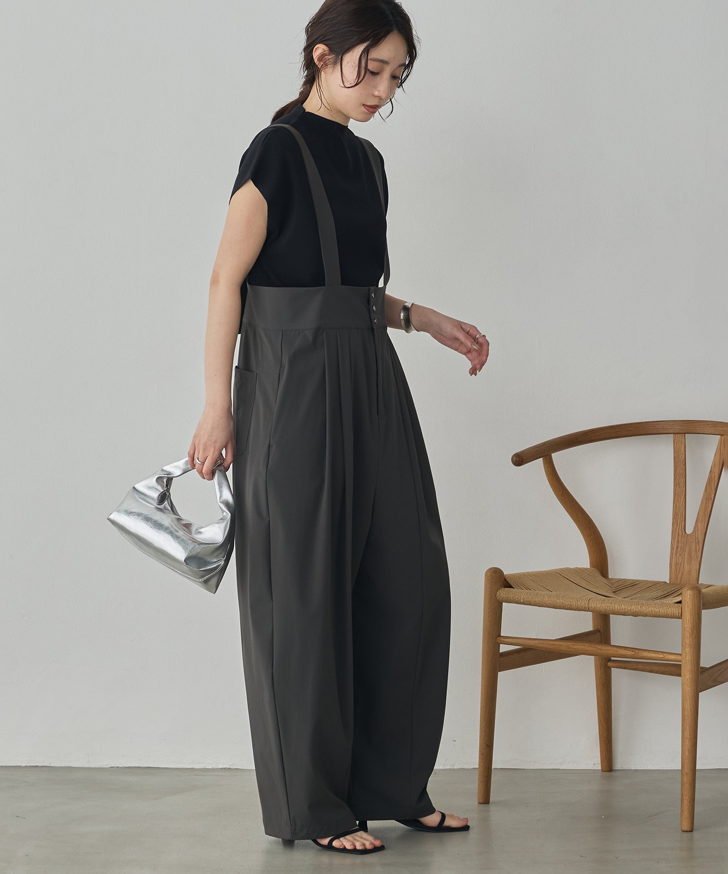 [ICE-TOUCH] THICK COCOON OVERALLS