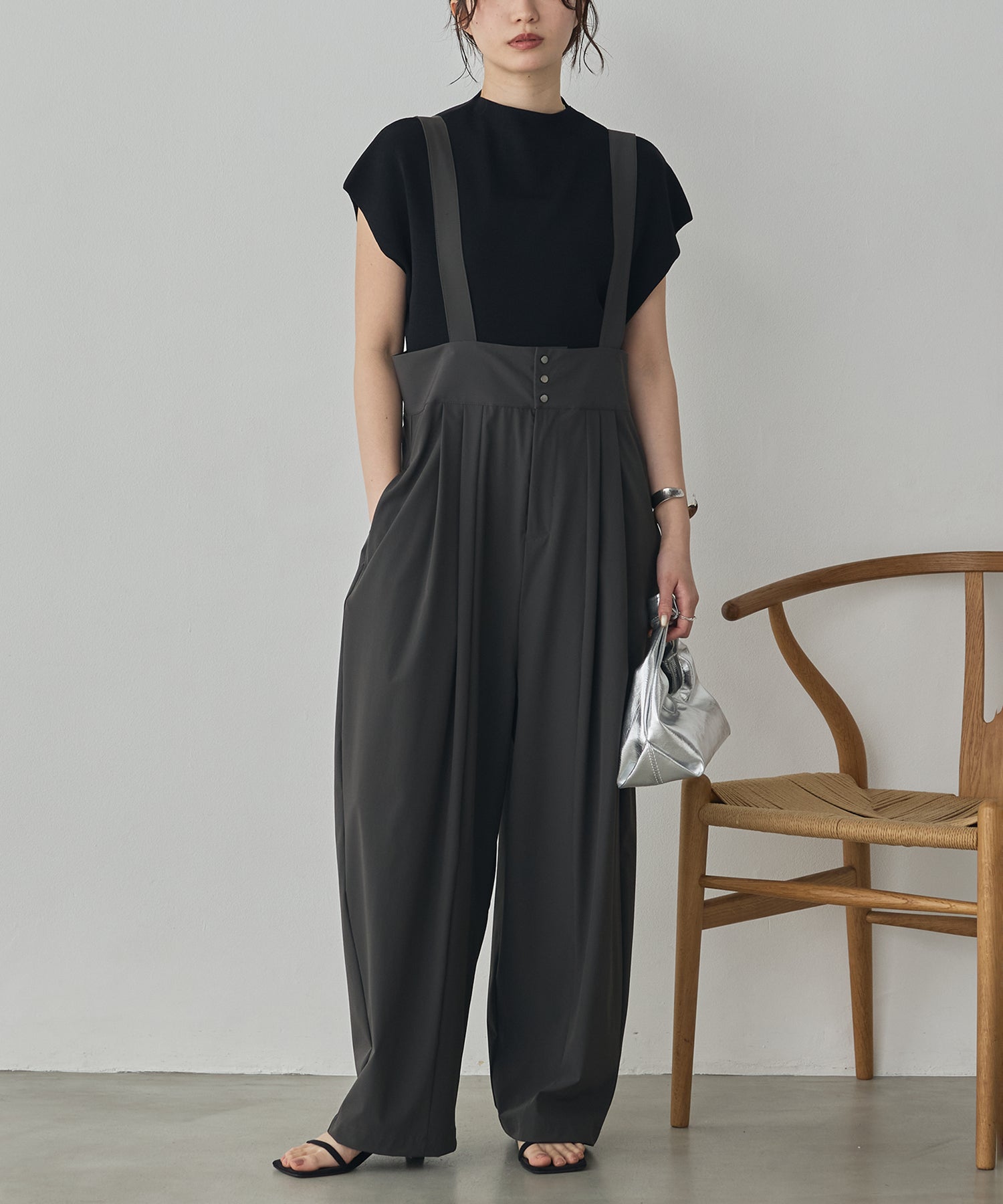[ICE-TOUCH] THICK COCOON OVERALLS