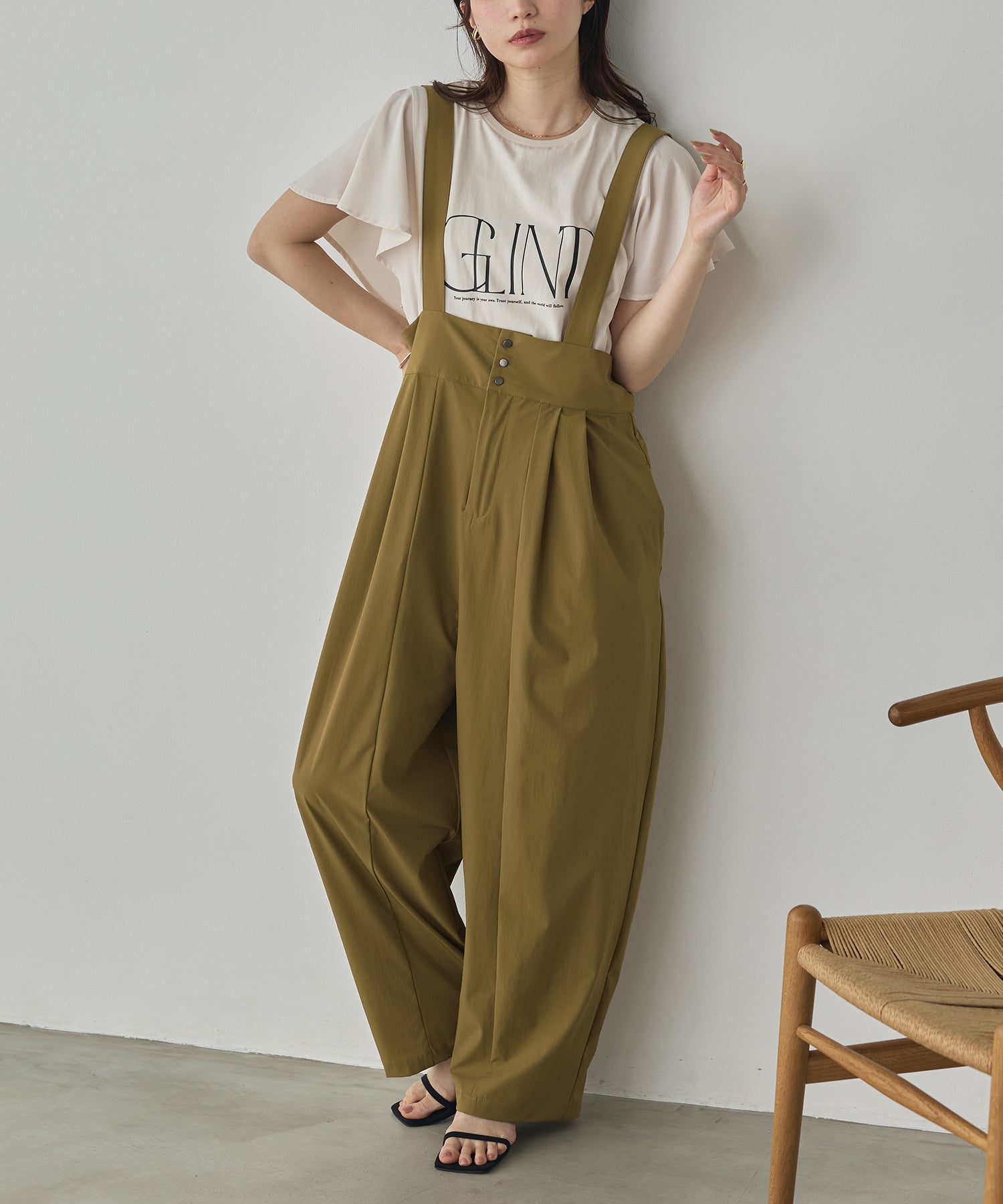 [ICE-TOUCH] THICK COCOON OVERALLS