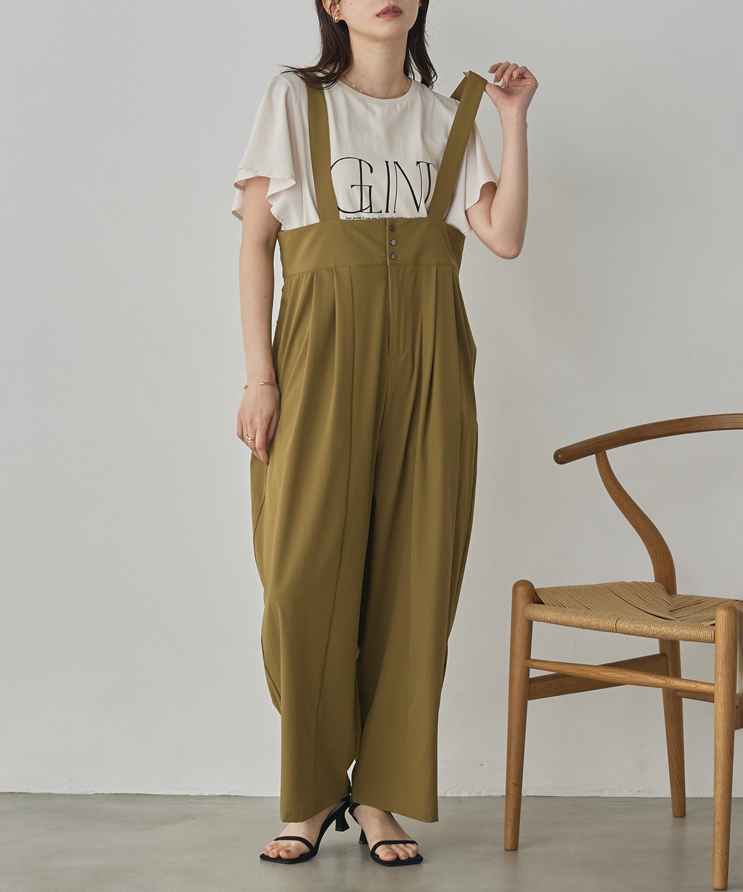 [ICE-TOUCH] THICK COCOON OVERALLS