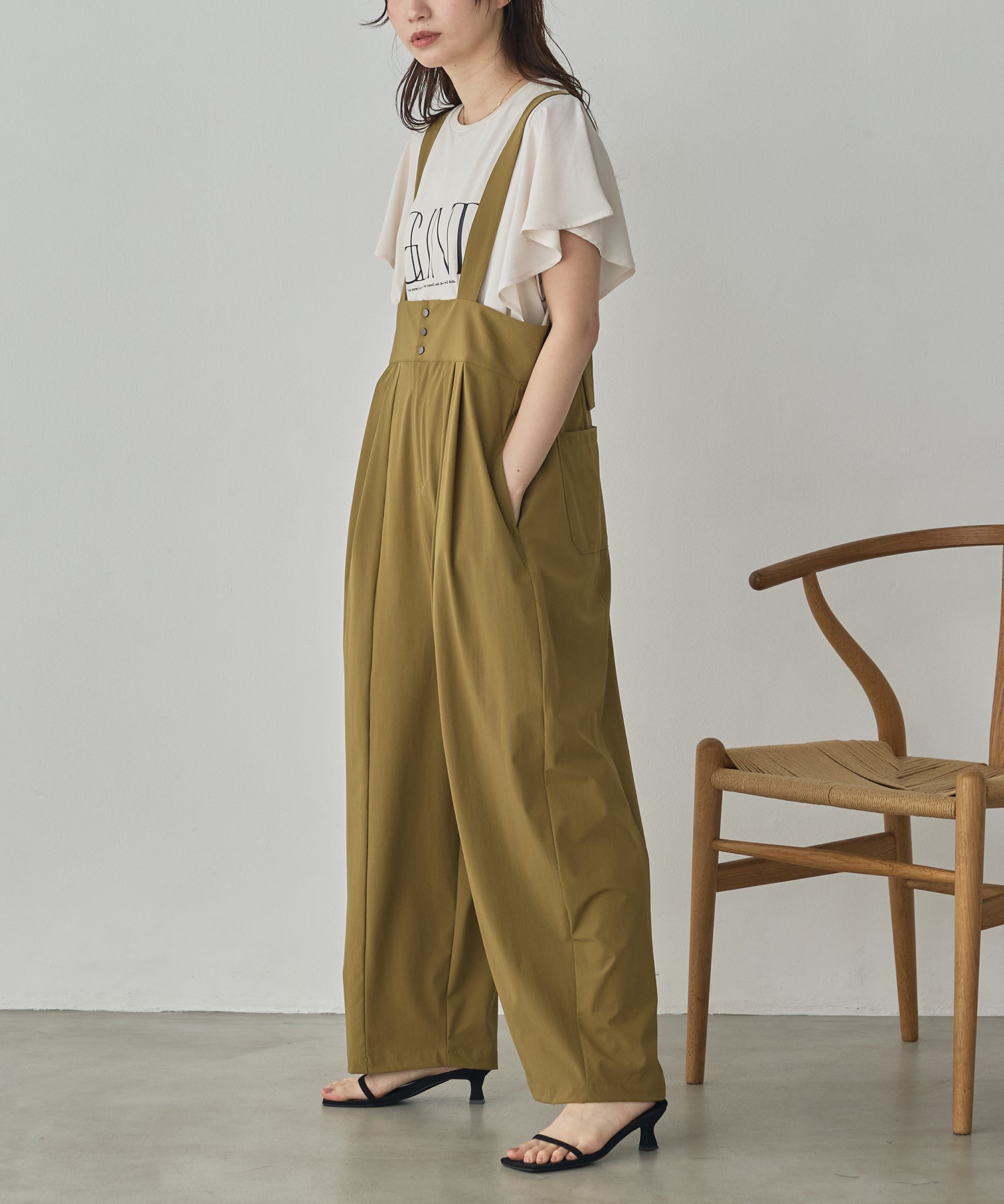 [ICE-TOUCH] THICK COCOON OVERALLS