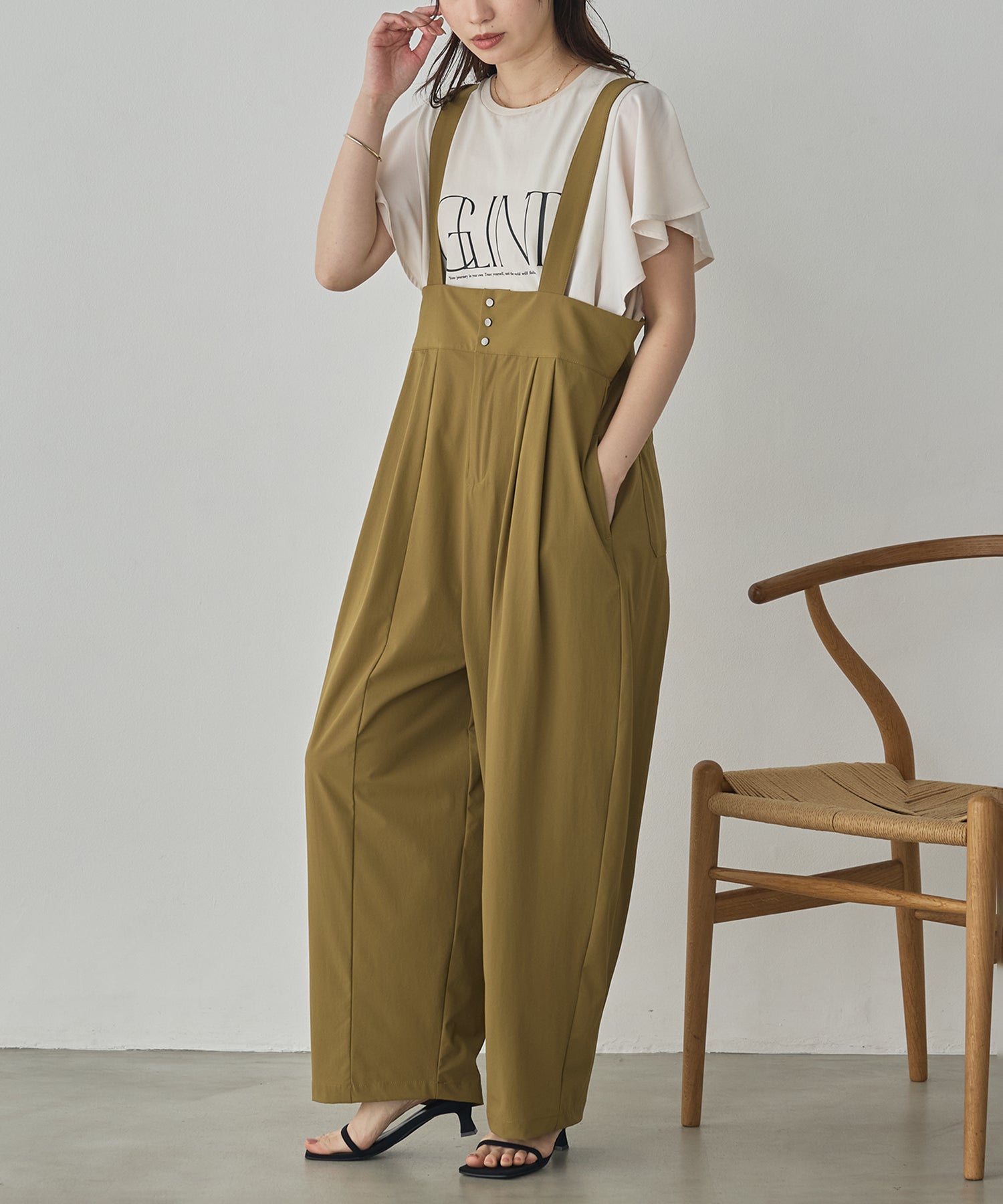 [ICE-TOUCH] THICK COCOON OVERALLS