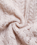やわらか＆かわいい！ケーブル編みクルーネックニット | 長袖 秋冬 レトロ 保温性 ローゲージ プルオーバー